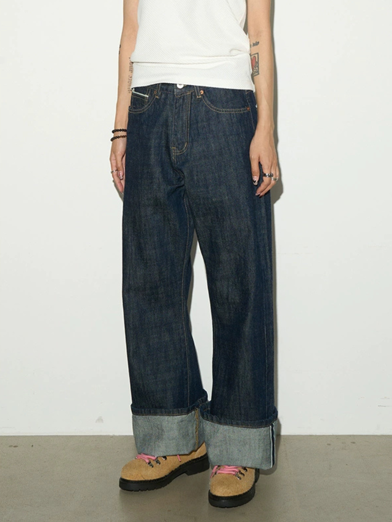 QS574B straight denim
