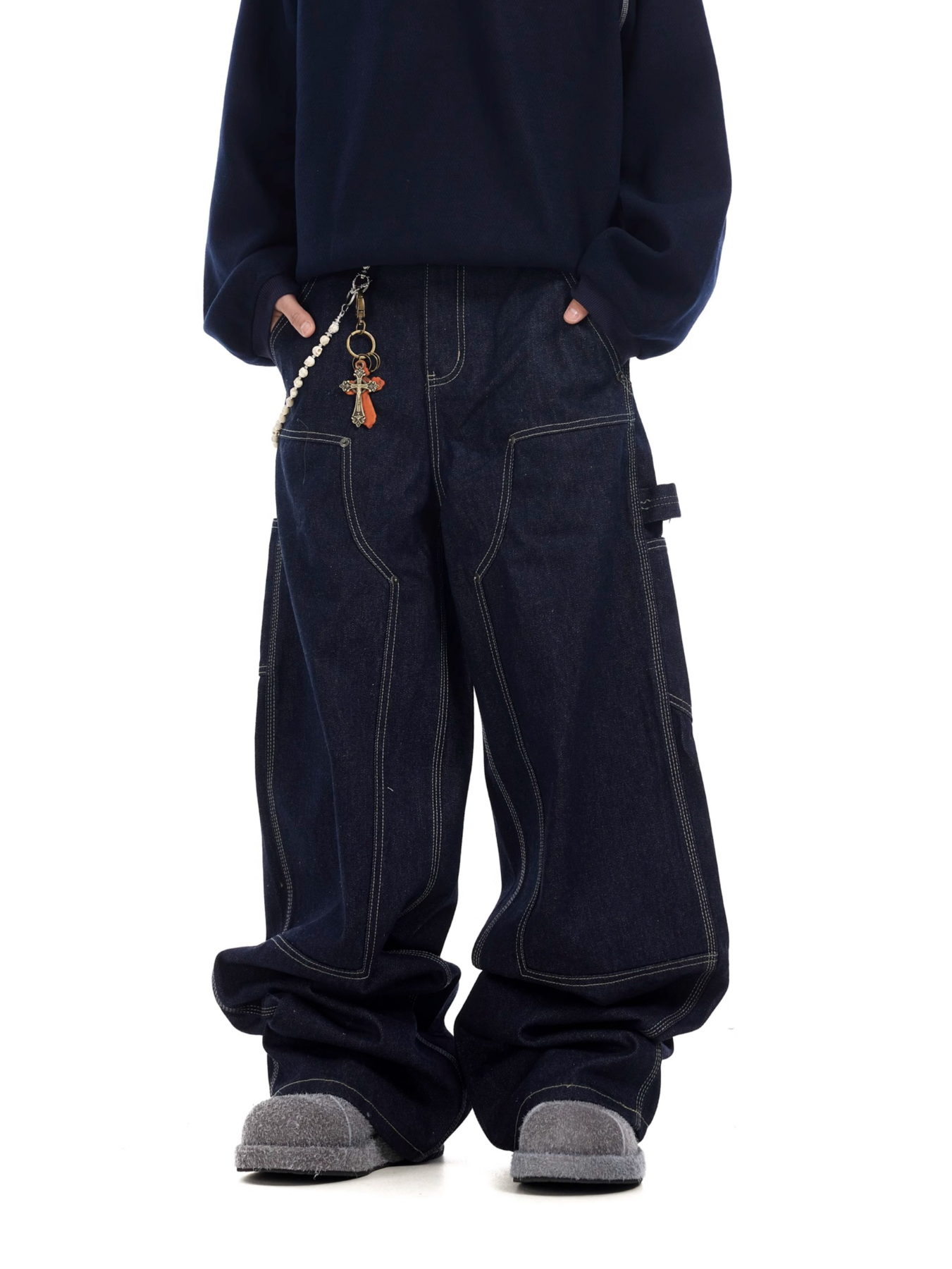 QS425B wide denim