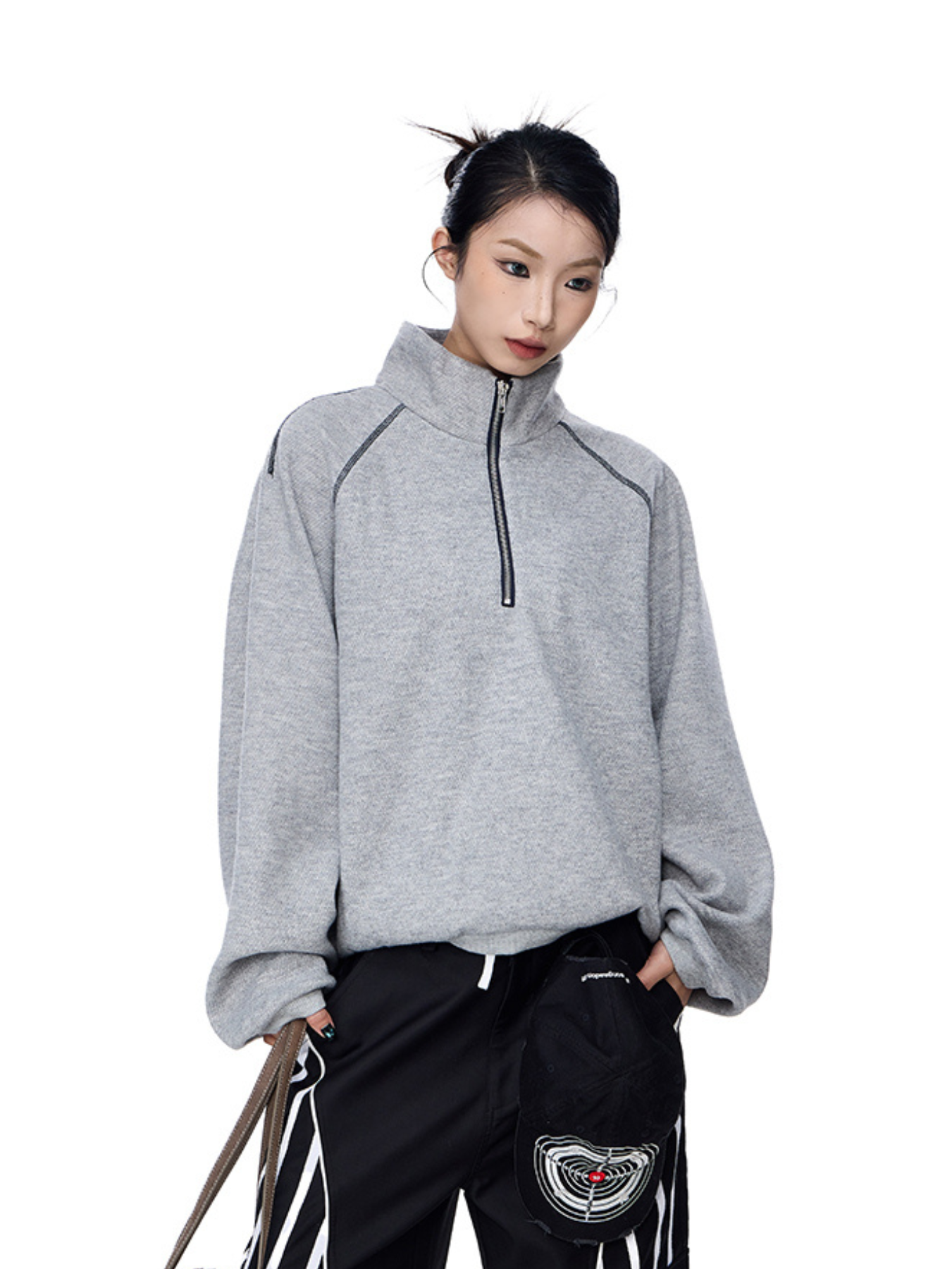 QS278B half-zip top