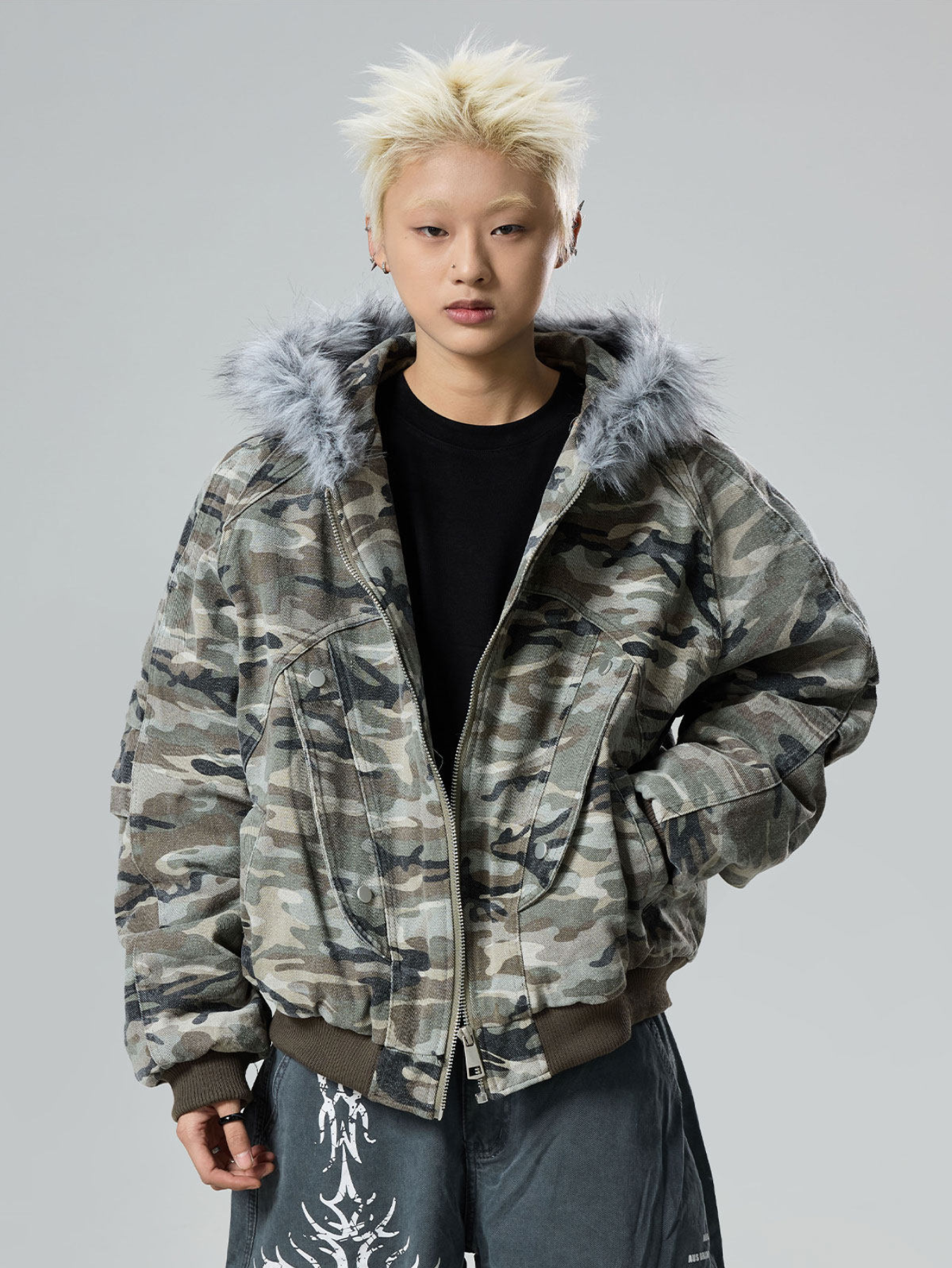 QS666B camouflage jacket