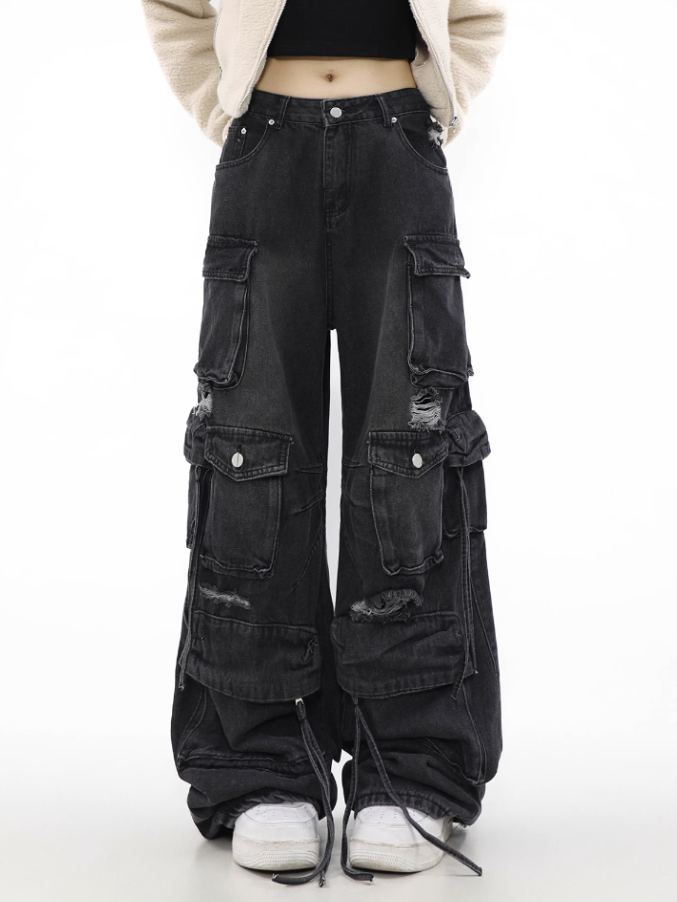 QS193A multi pocket pants