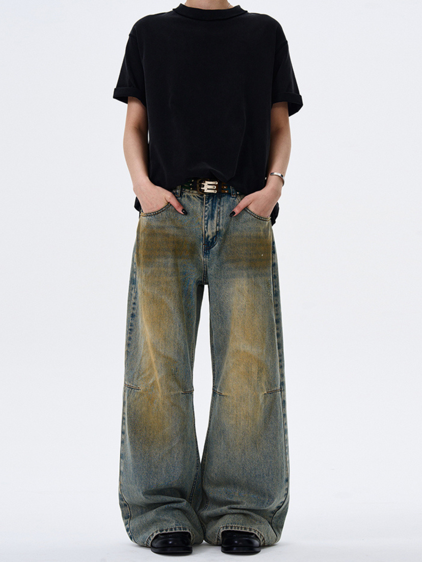 QS375B dirty denim