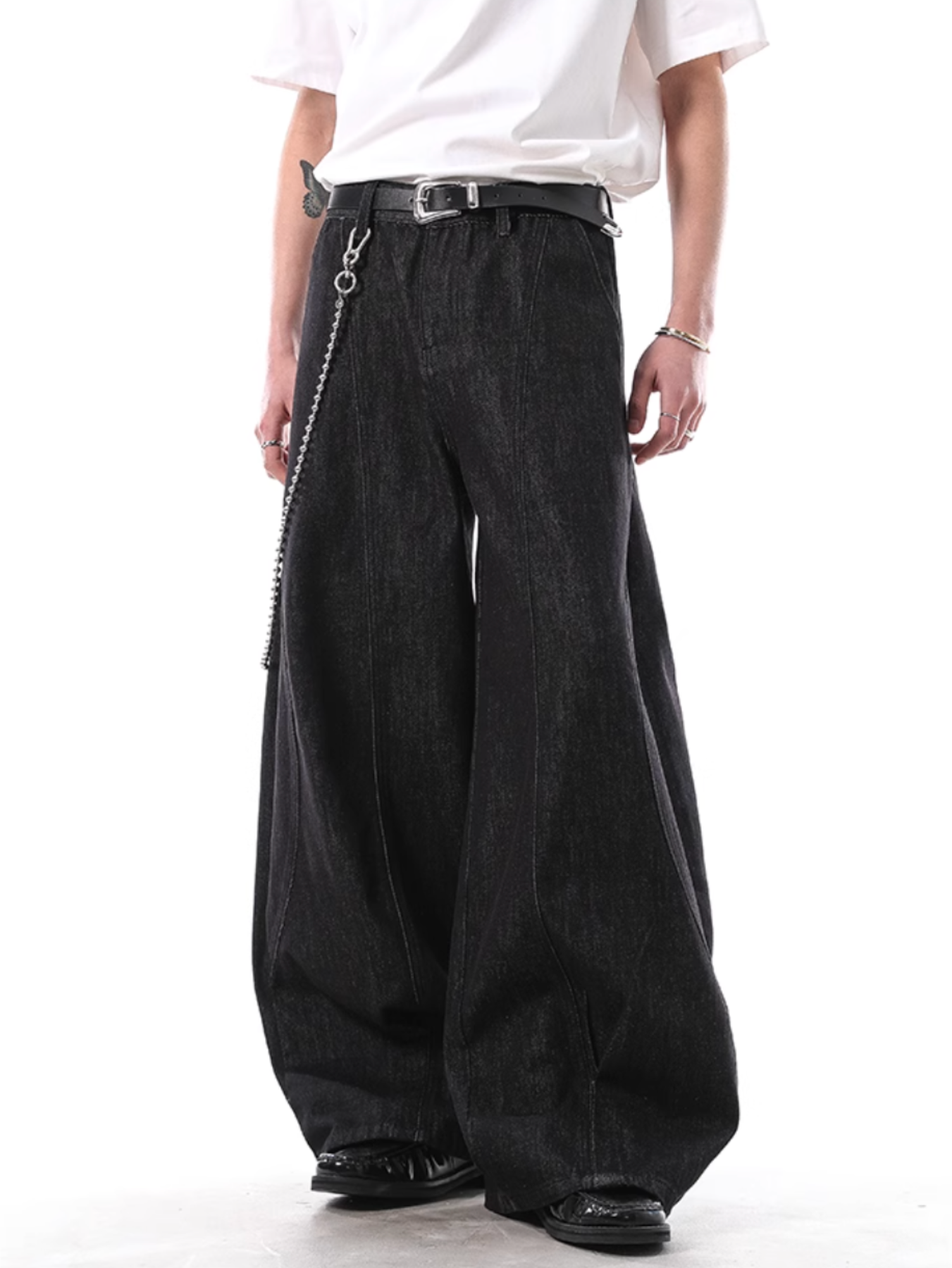 QS407B wide denim