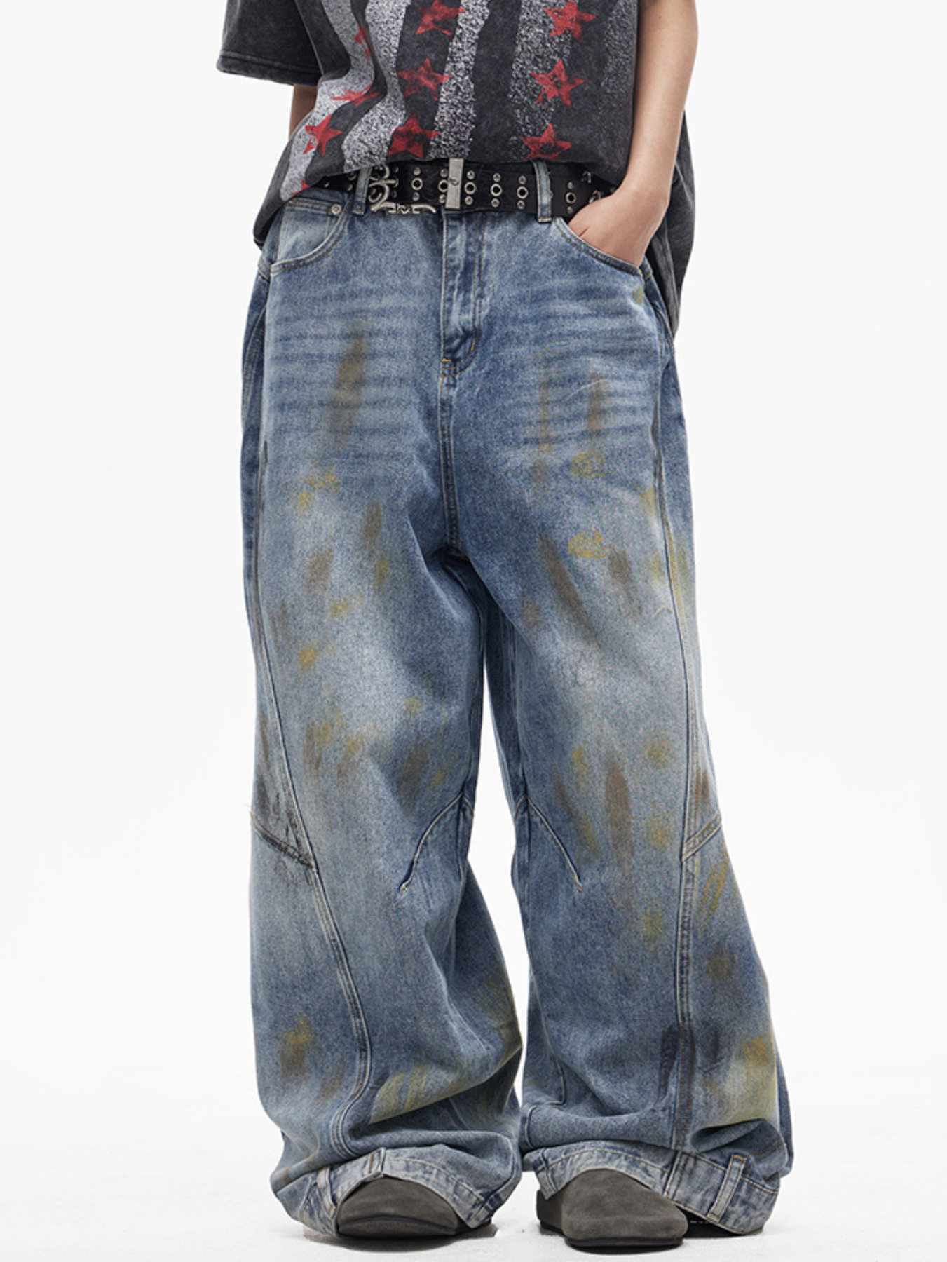 QS414B dirty denim