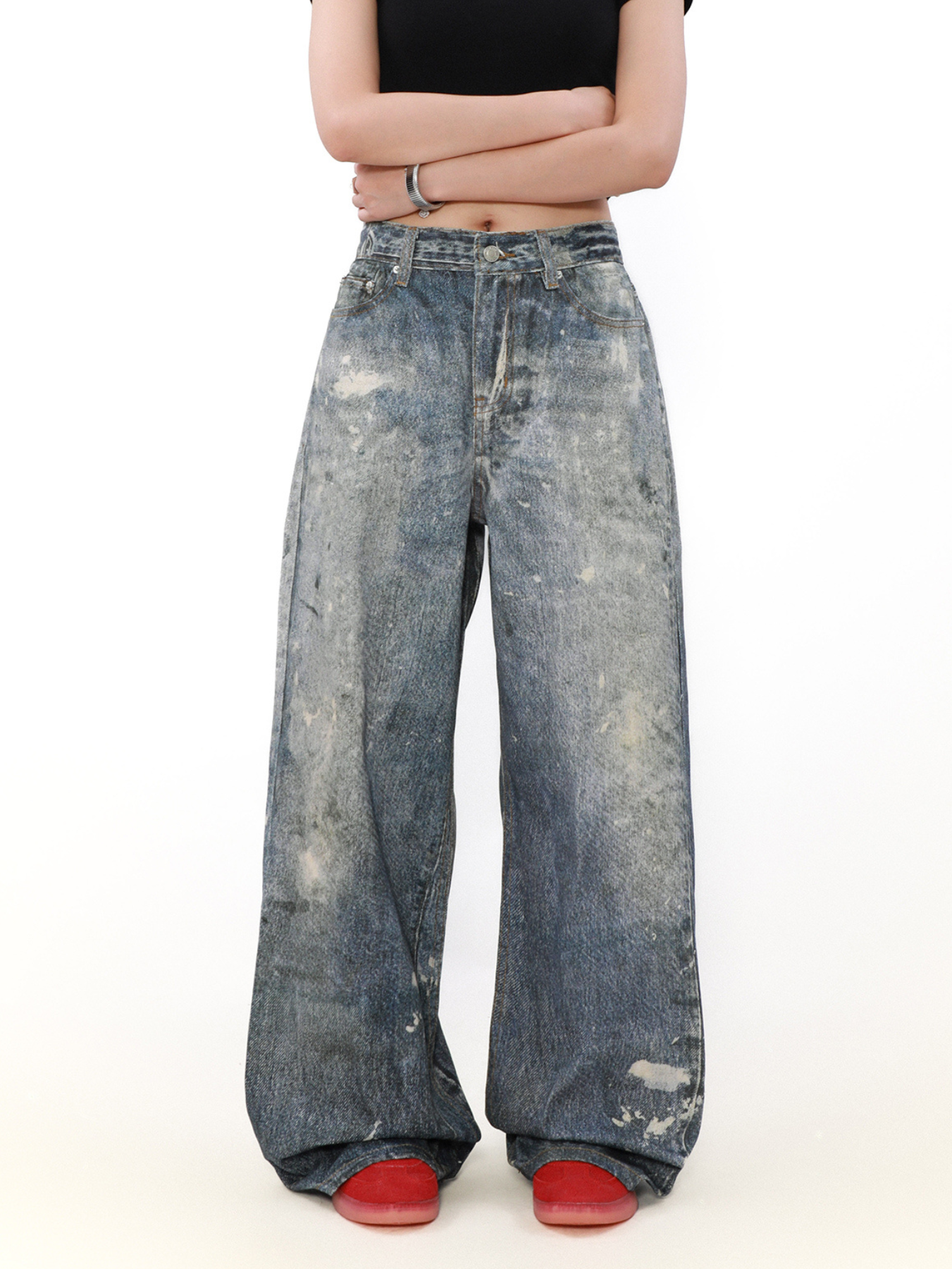 QS855A wash denim
