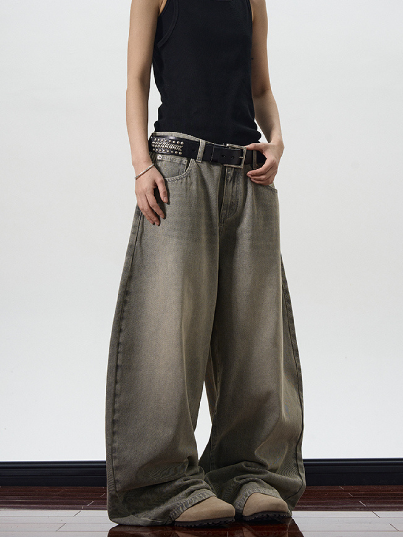 QS343B wide denim