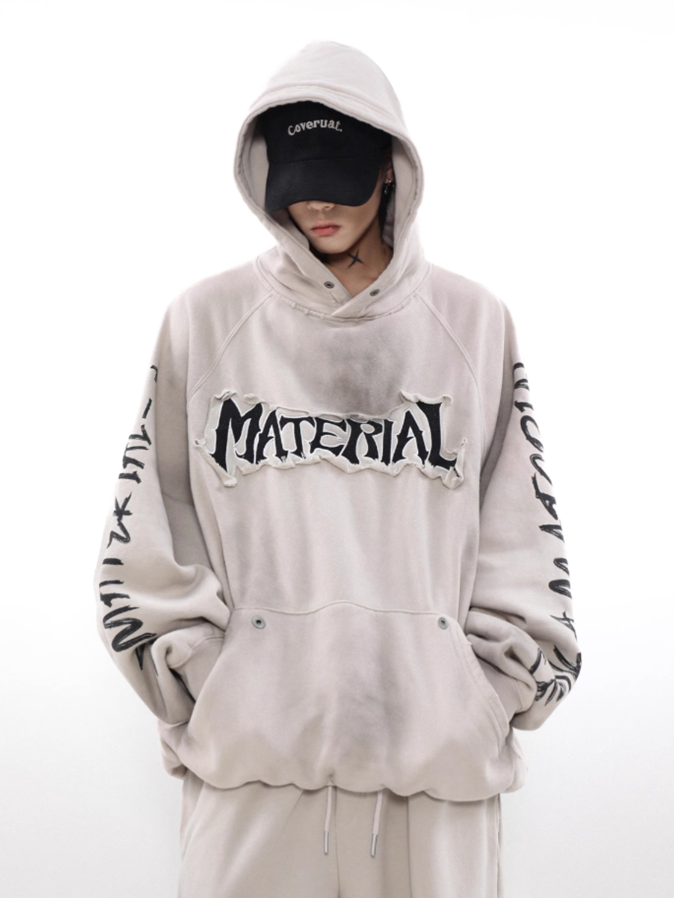 QS154A "MATERIAL" hoodie