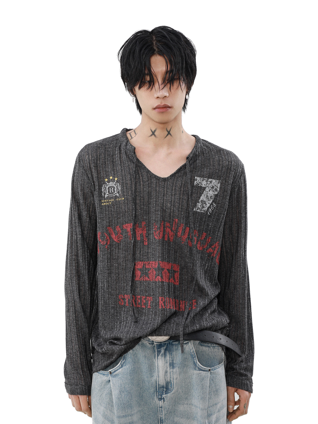 QS325B print L/S top
