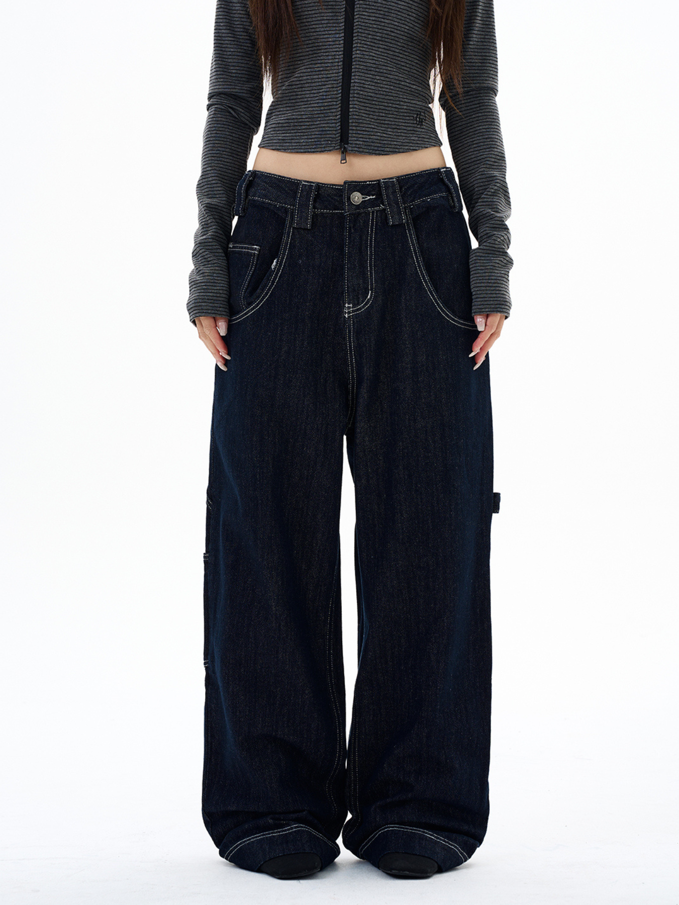 QS639B wide denim