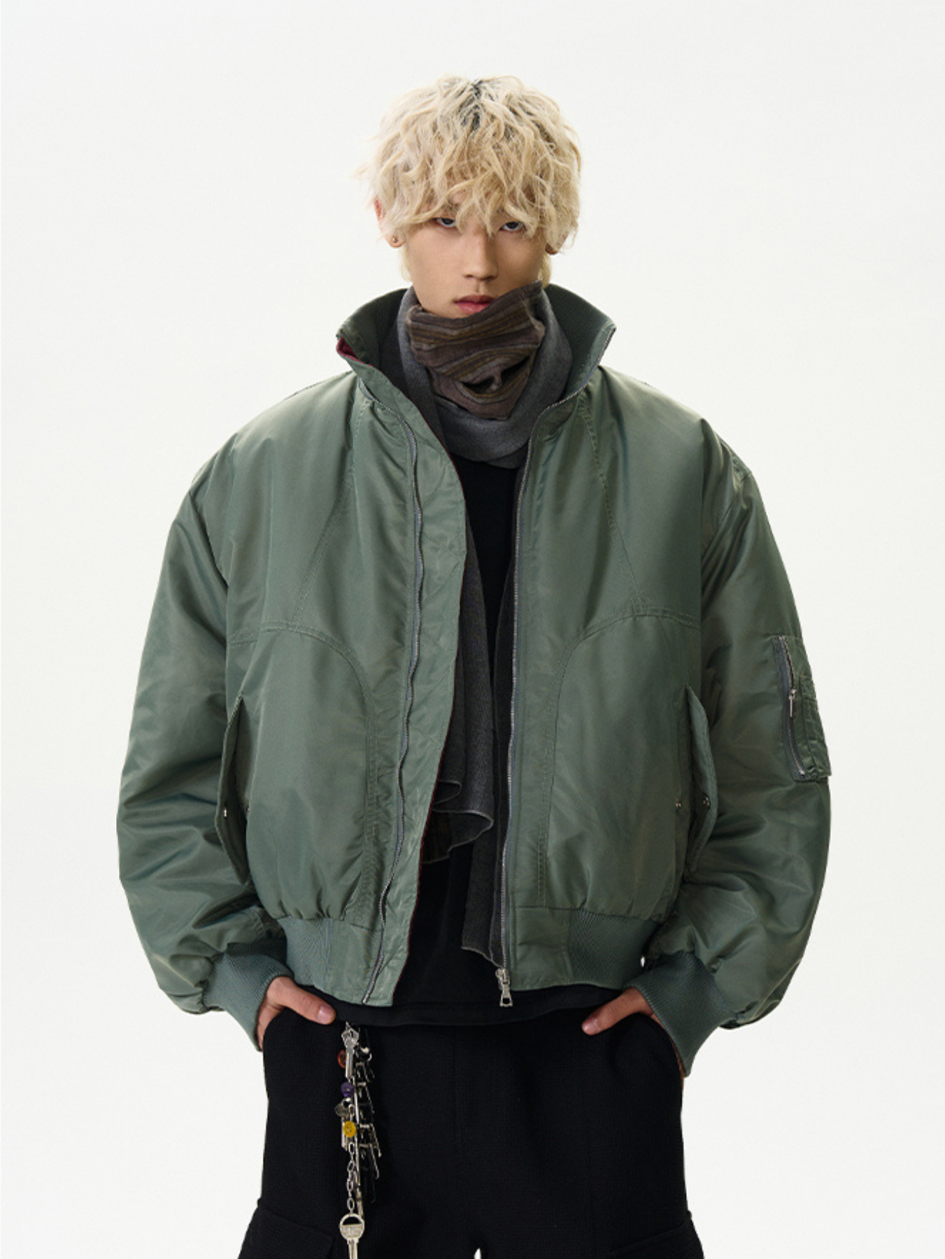 ジャケット・アウター bibiy /BY. BOMBER JACKET BIBIY. MADE | BY. BOMBER JACKET WHITE｜Bibiy.
