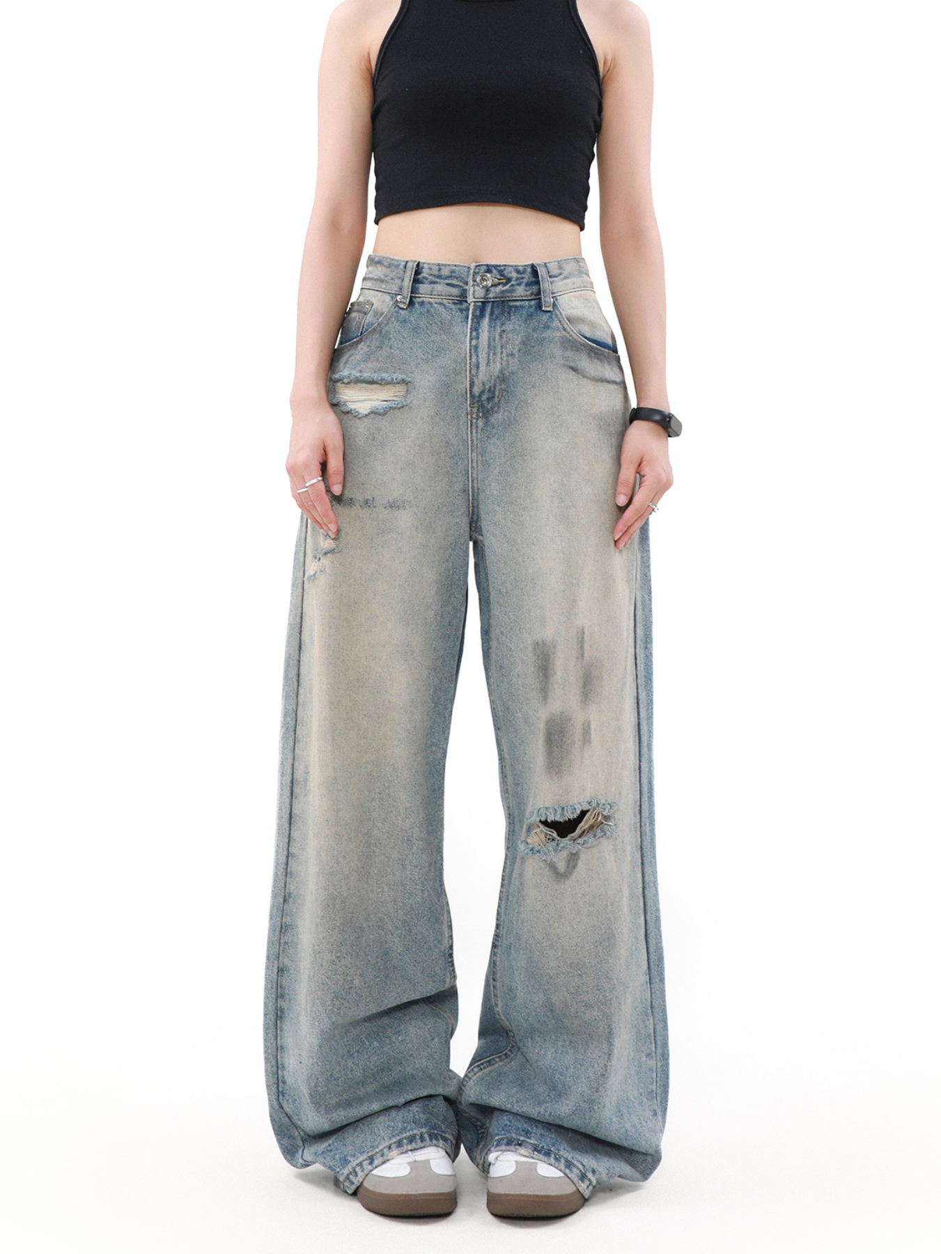 QS703A wash denim