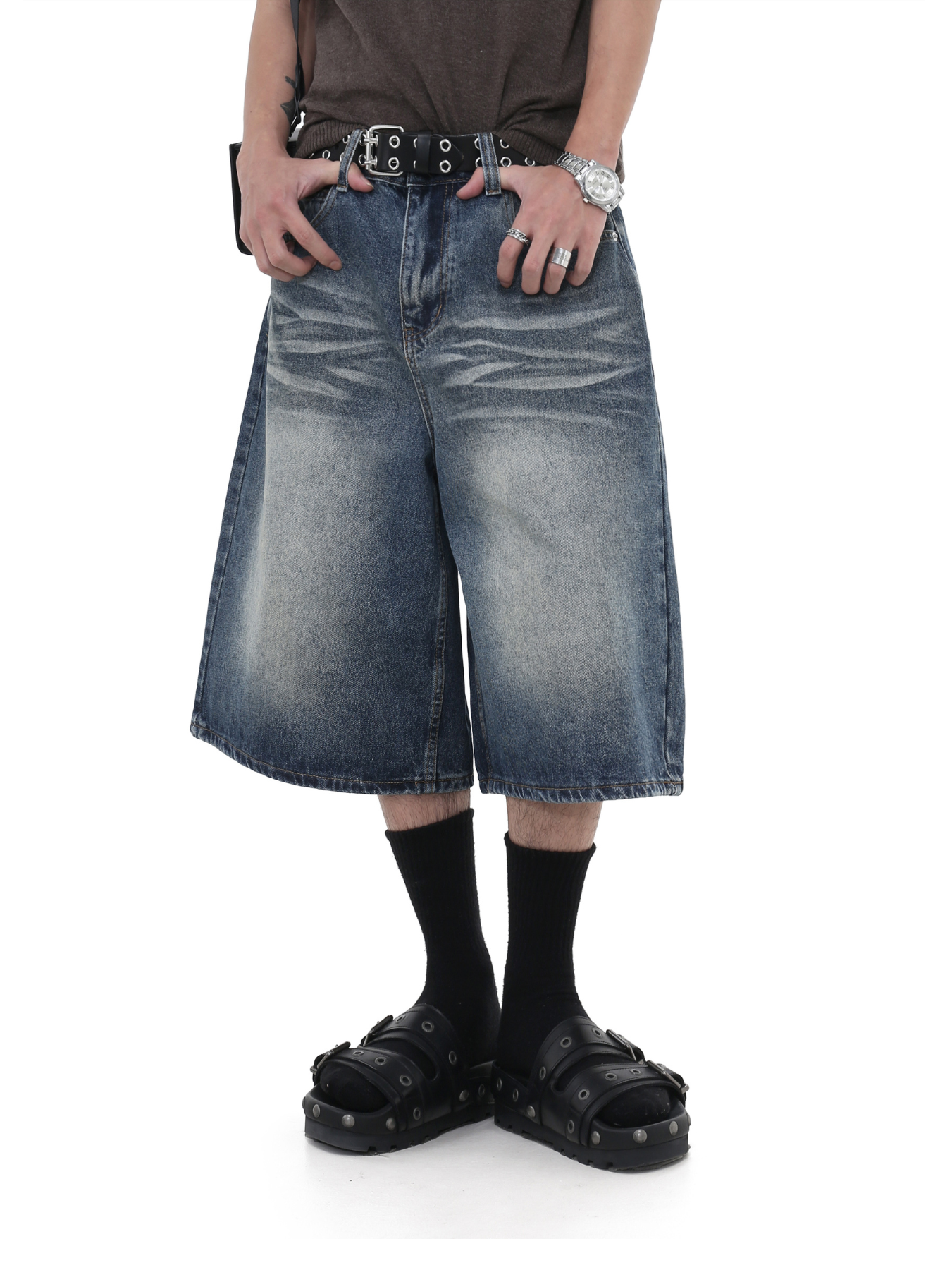 QS428B denim shorts