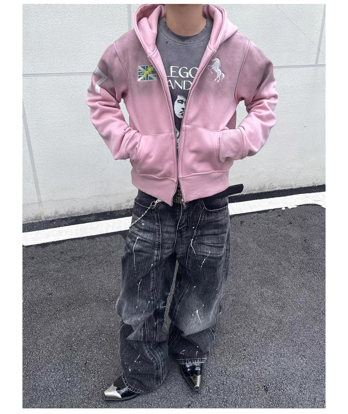 QS933B zip hoodie