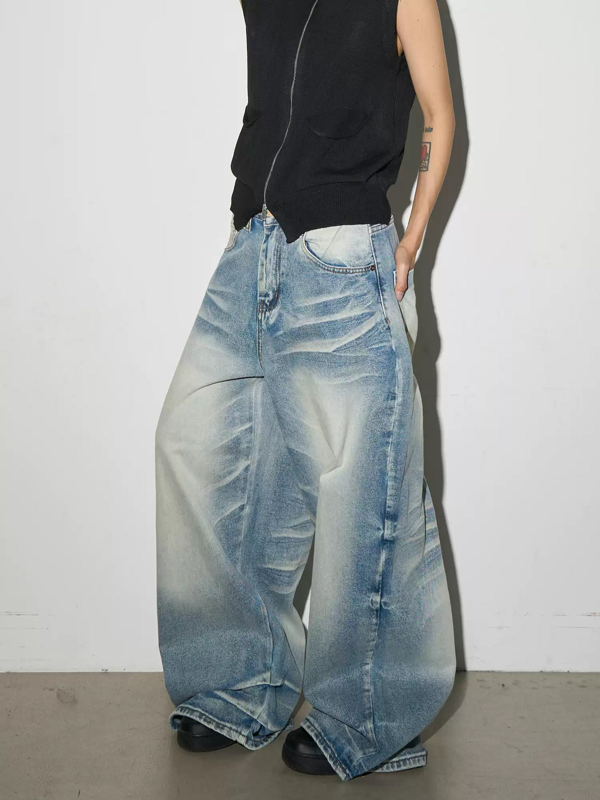 QS907B loose denim