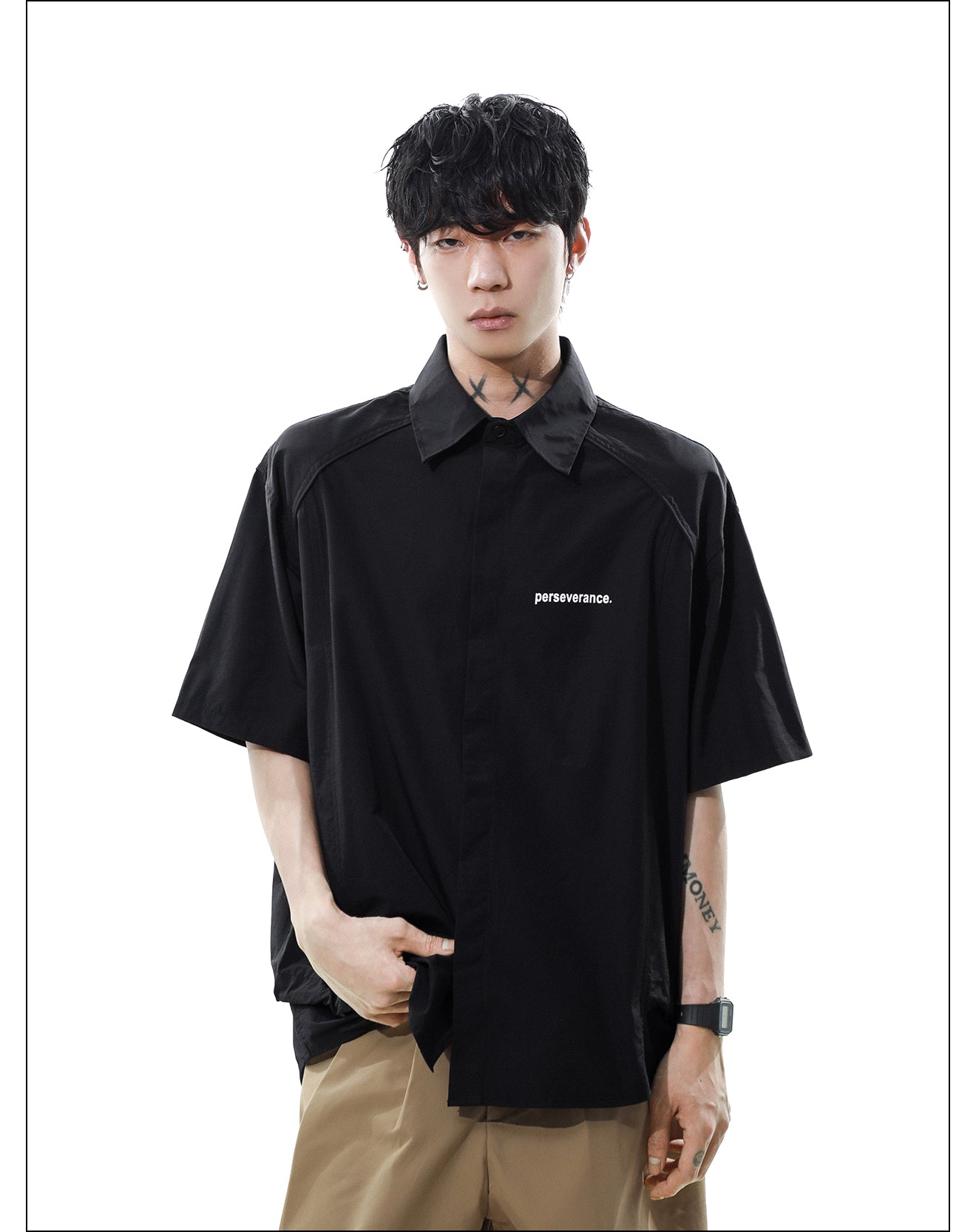 QS424B simple shirts