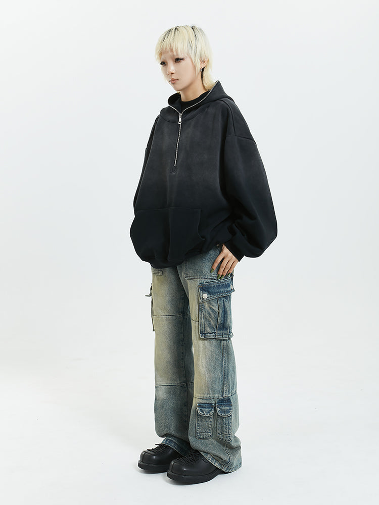 QS123B half zip hoodie