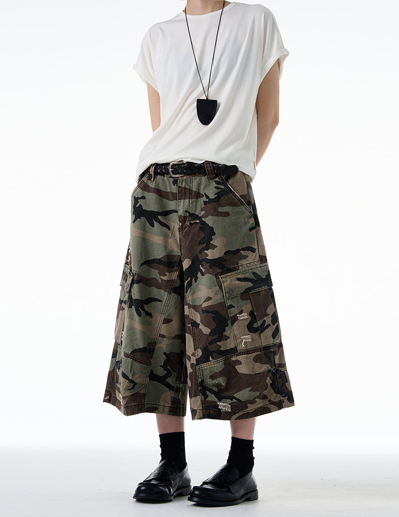 QS482B camouflage shorts
