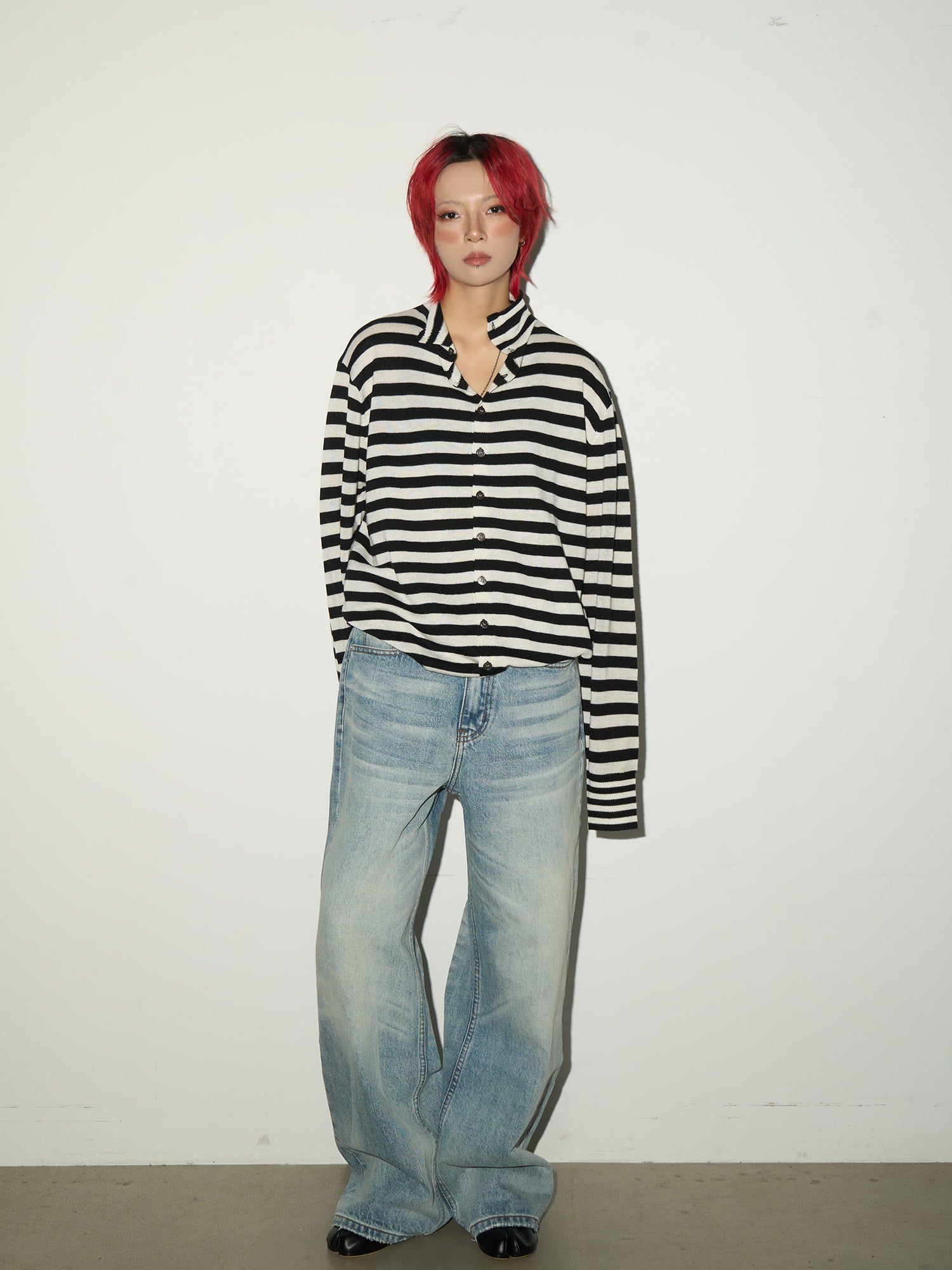QS684B wash denim