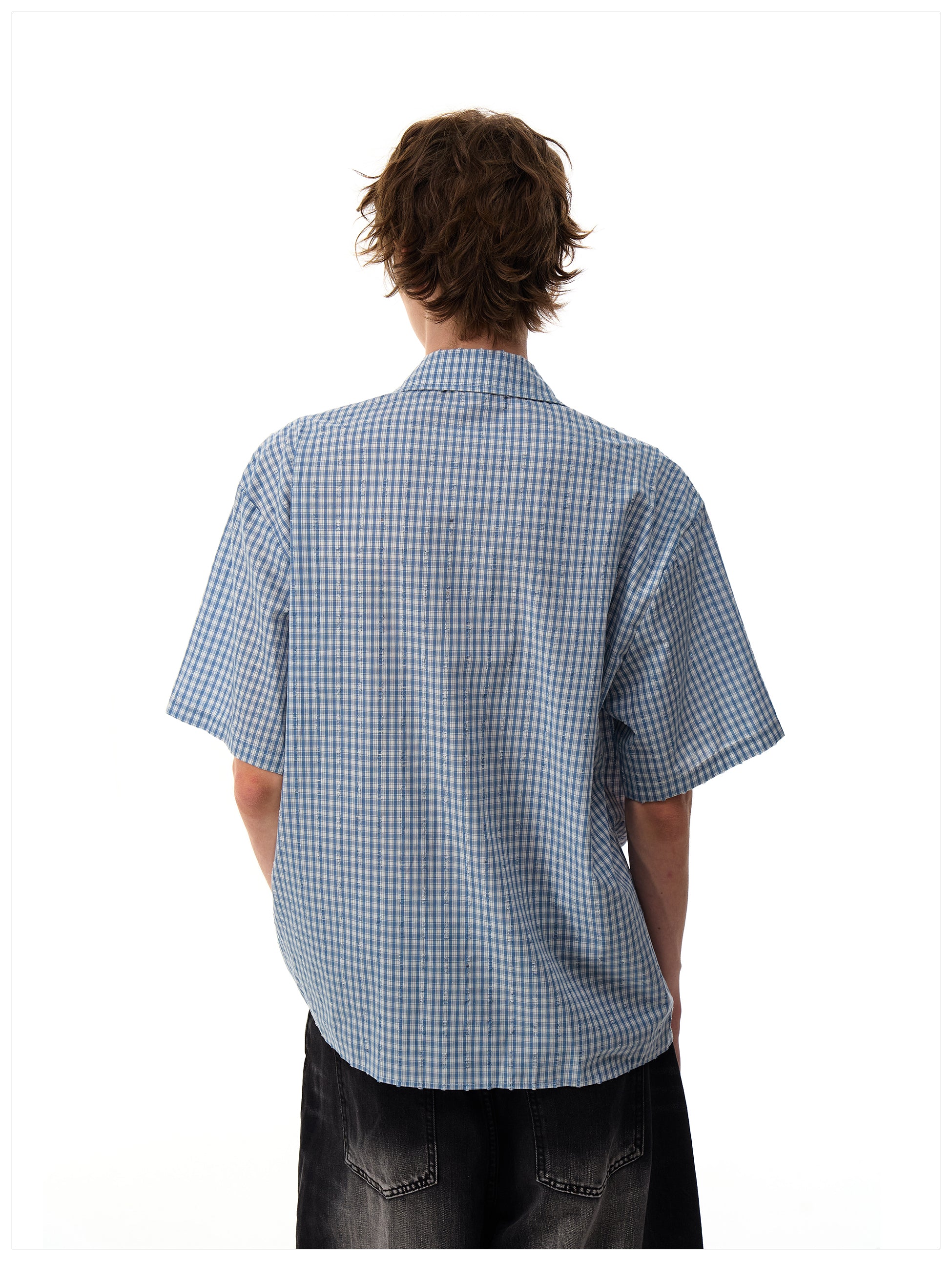 QS588B check shirts