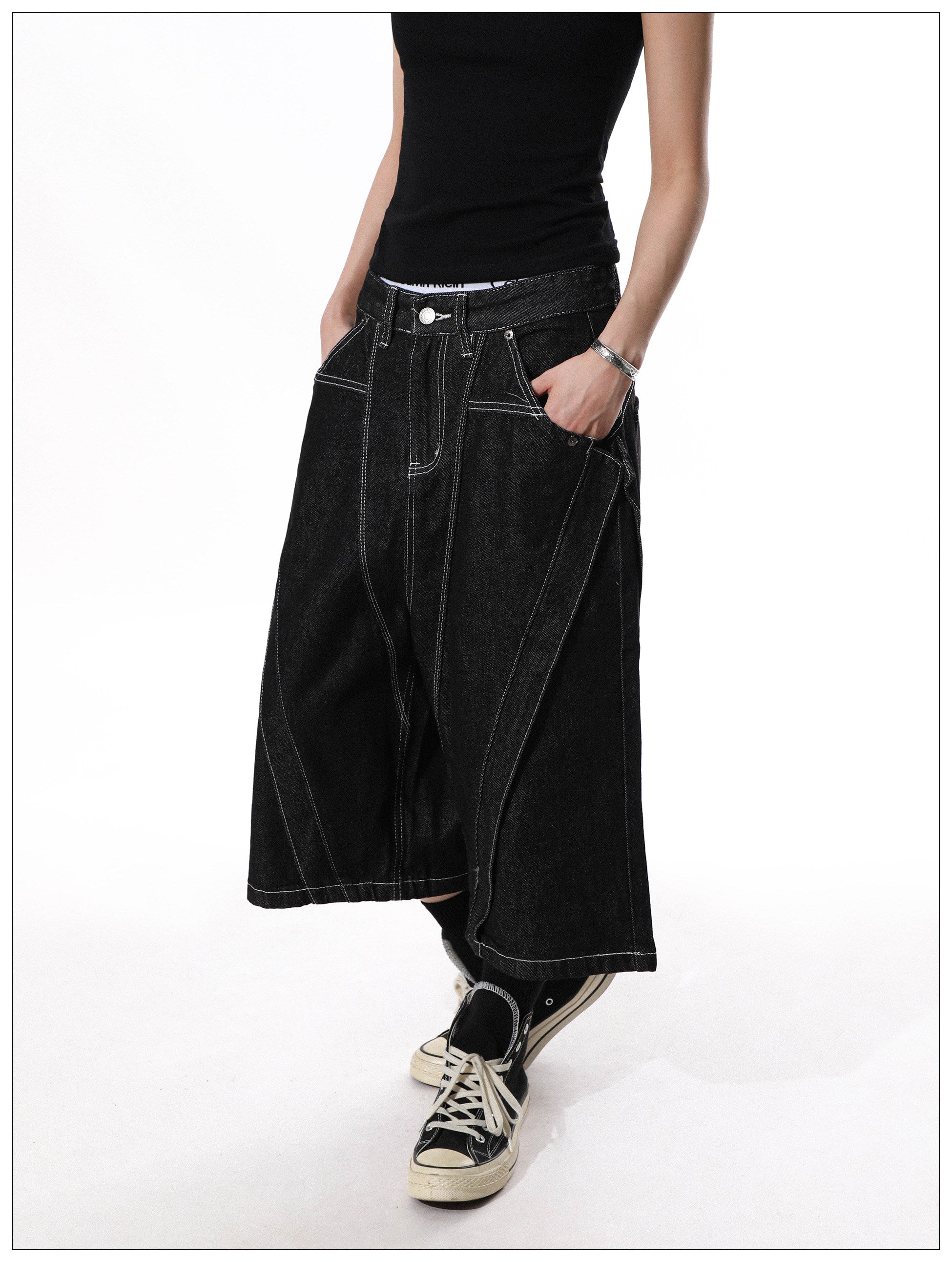 QS810B denim shorts