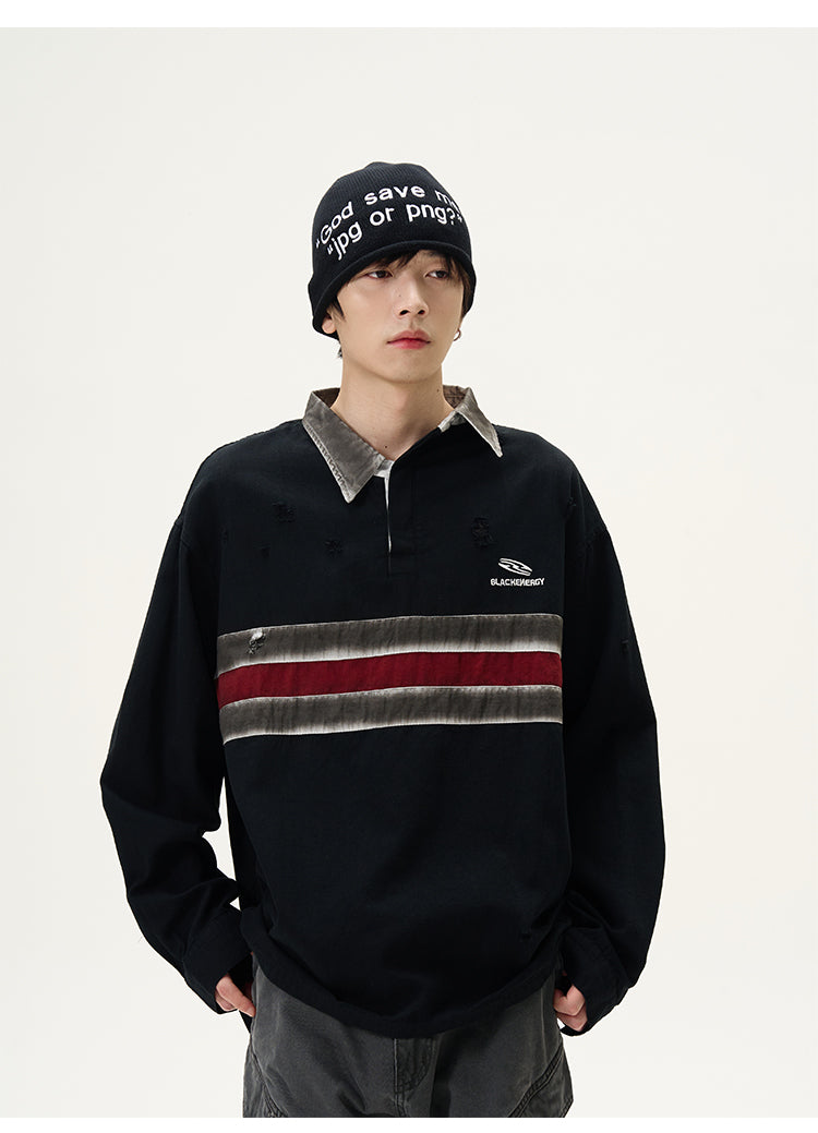QS826A damage polo tops
