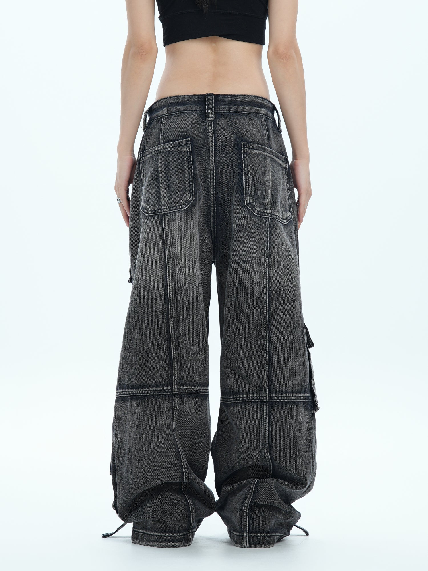 QS035B multi pocket denim