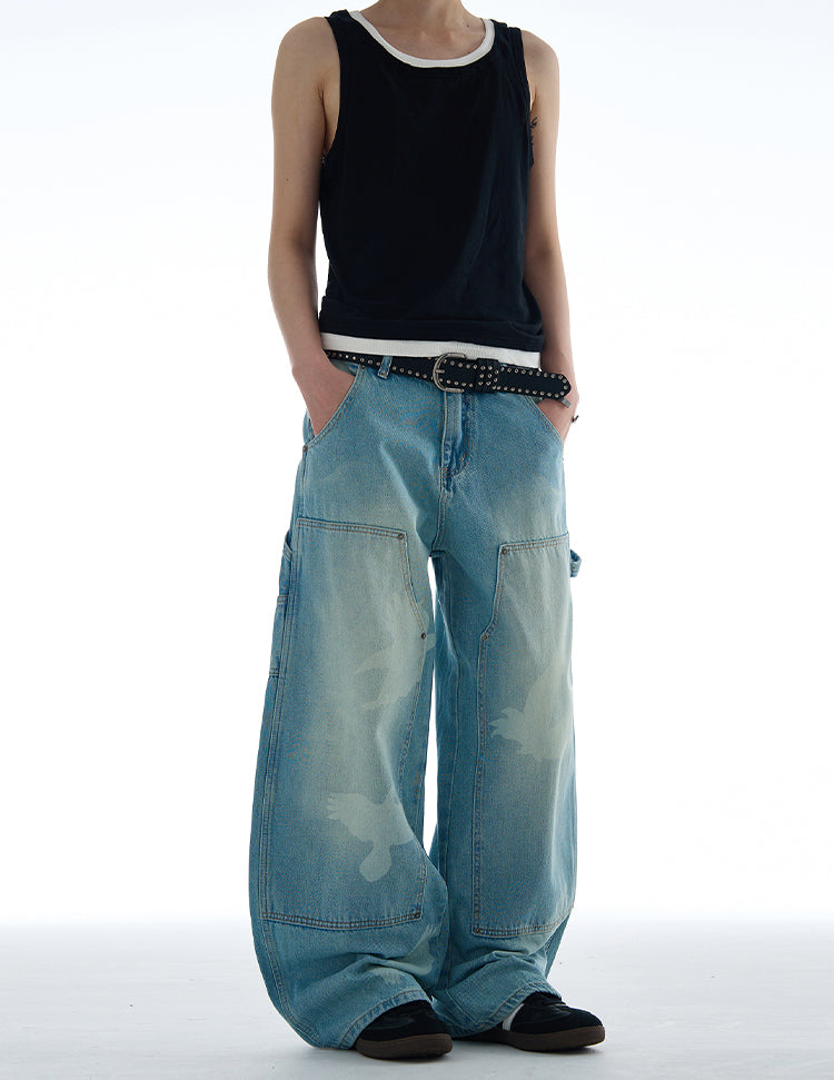 QS401B wide denim