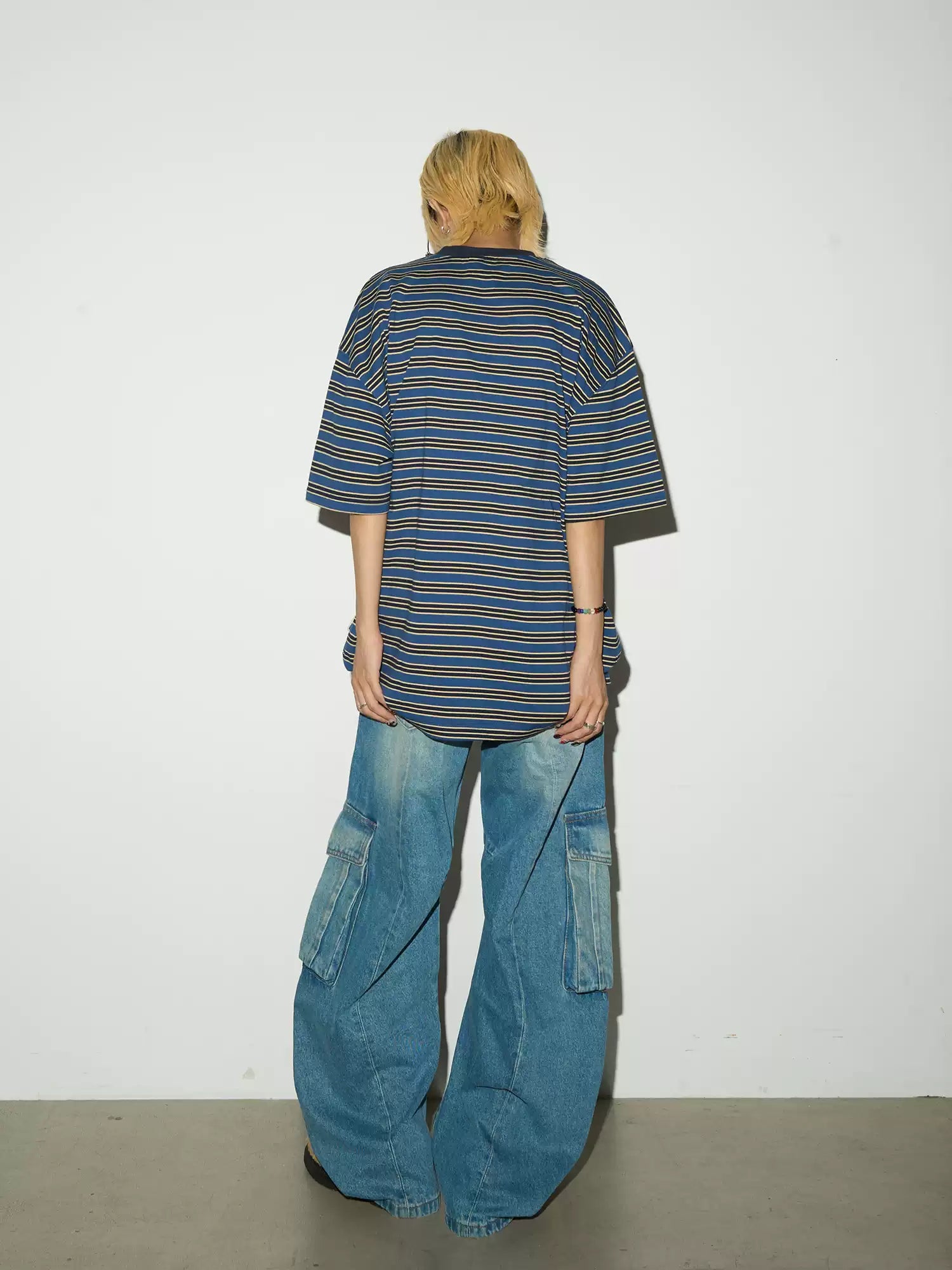 QS581B multi pocket denim