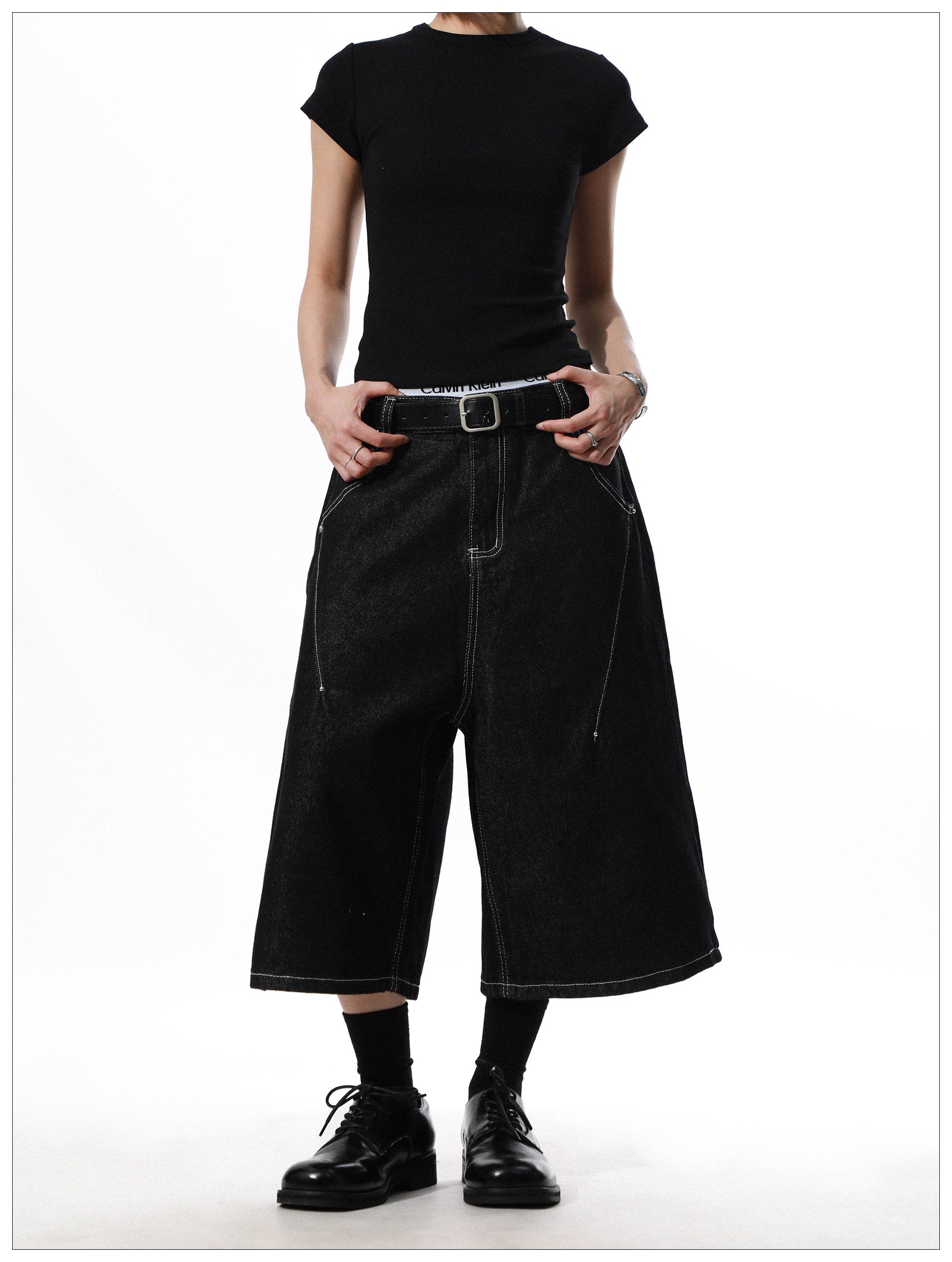 QS809B denim shorts