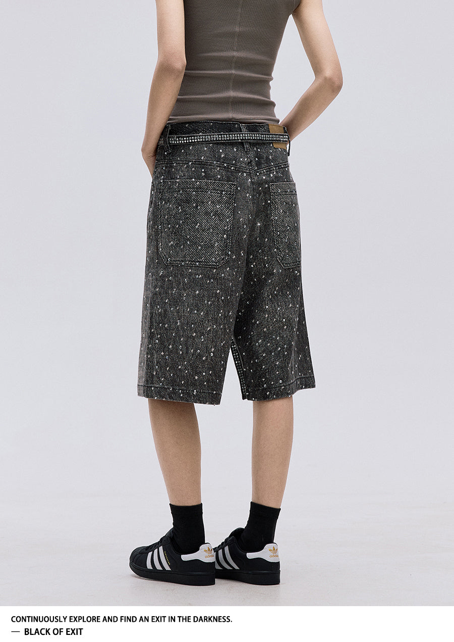 QS396B denim shorts