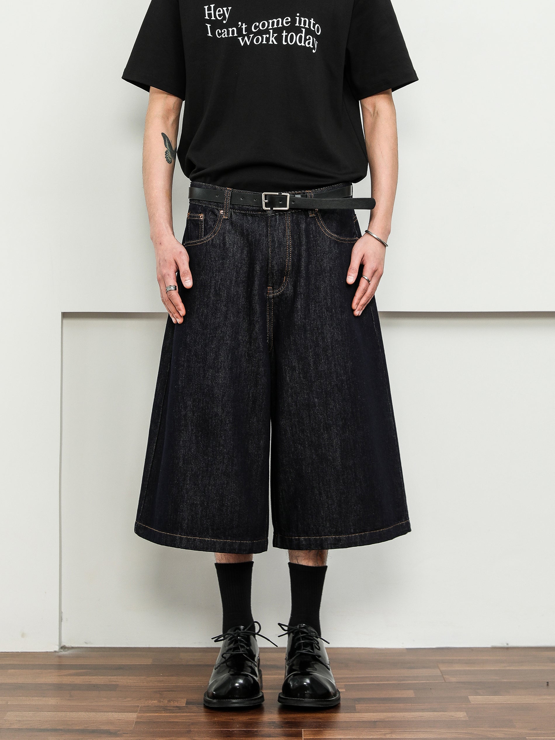QS420B denim shorts