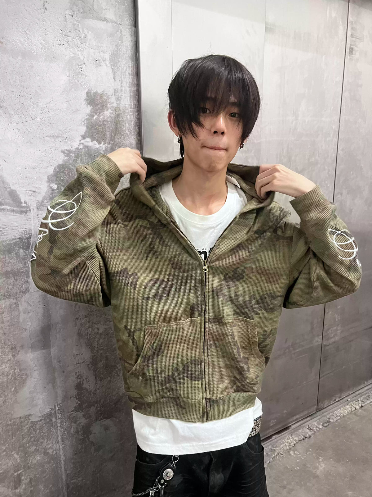 QS916B zip hoodie
