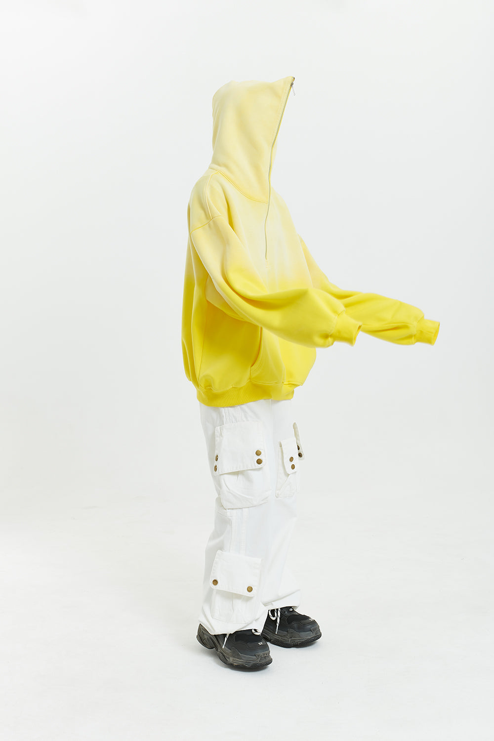 QS123B half zip hoodie