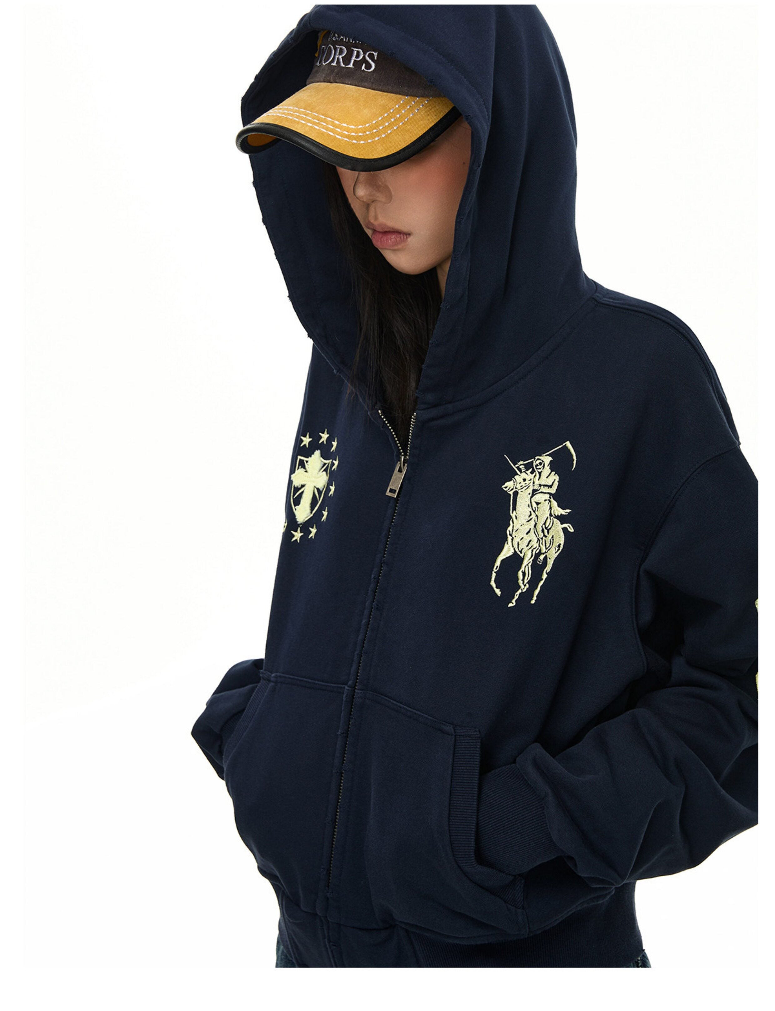 QS674B zip hoodie