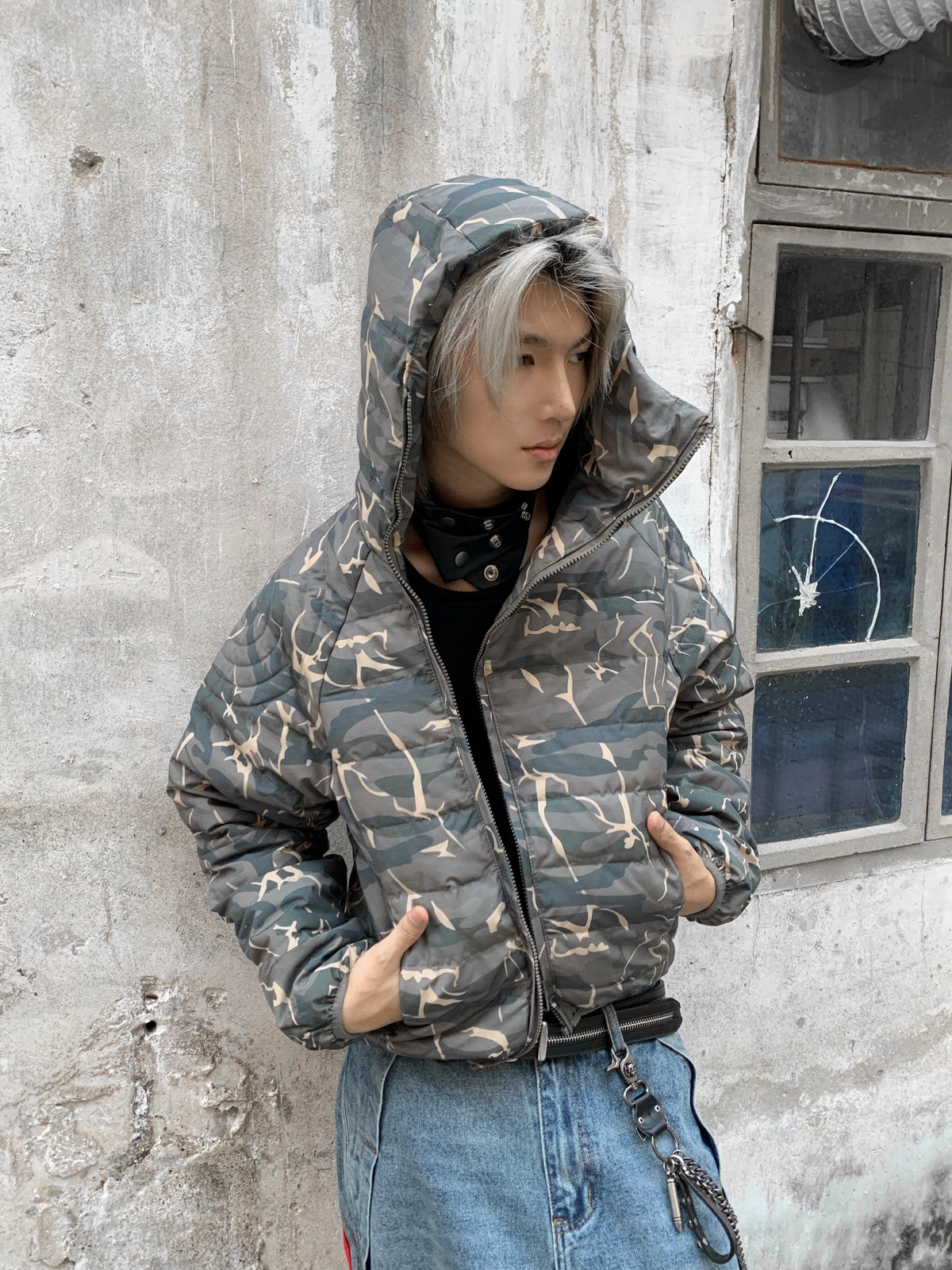 QS948B camo jacket
