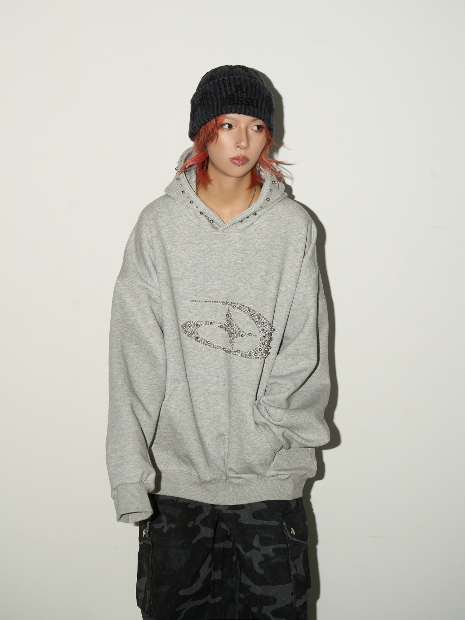 QS710B loose hoodie