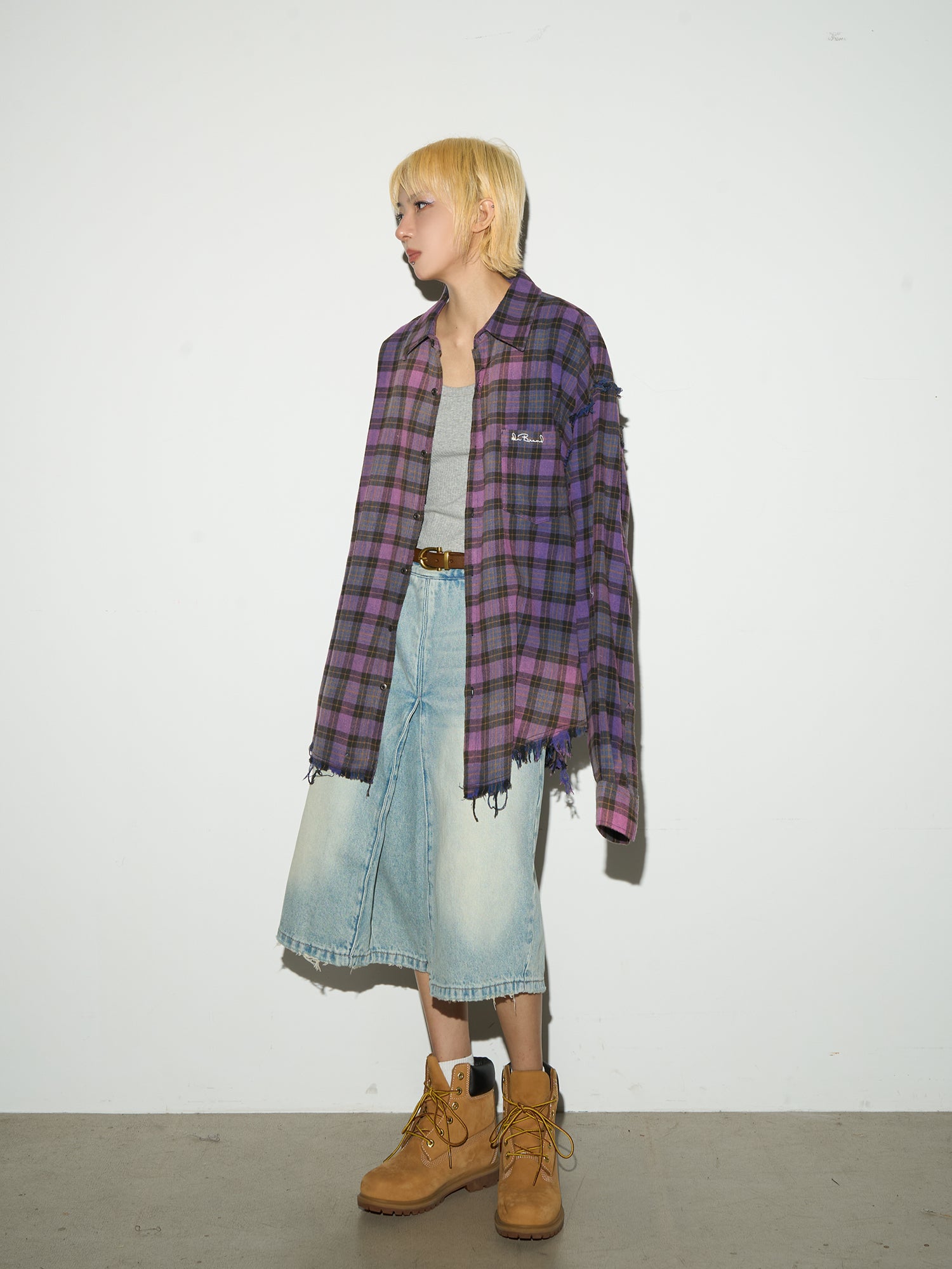 QS575B denim shorts