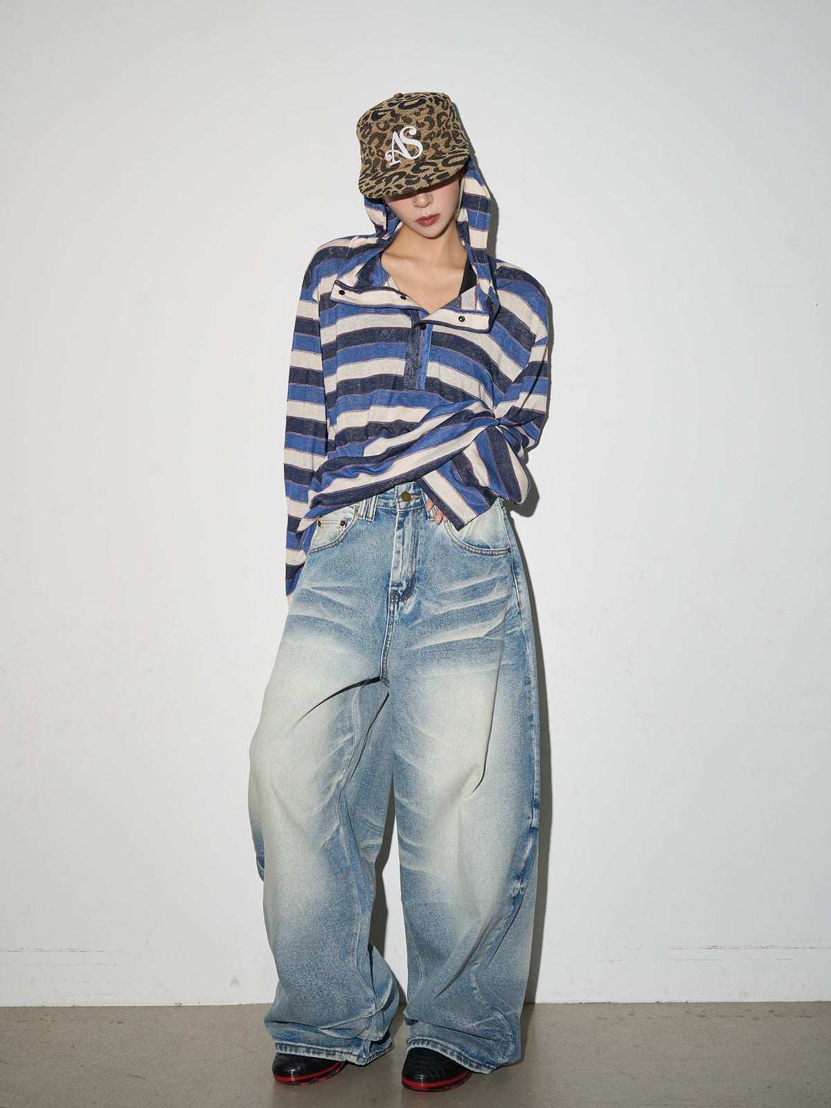 QS907B loose denim