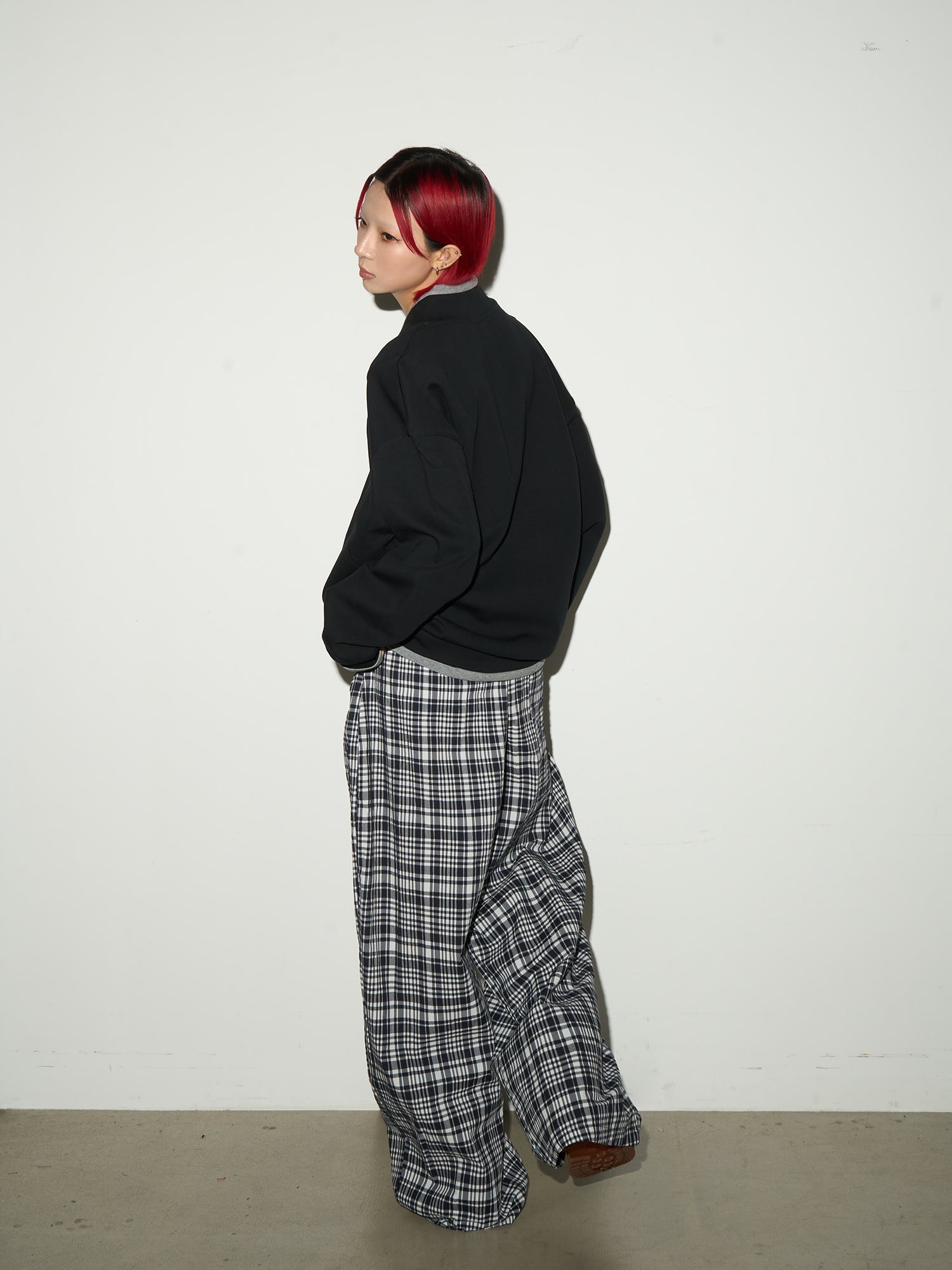 QS626B check pants