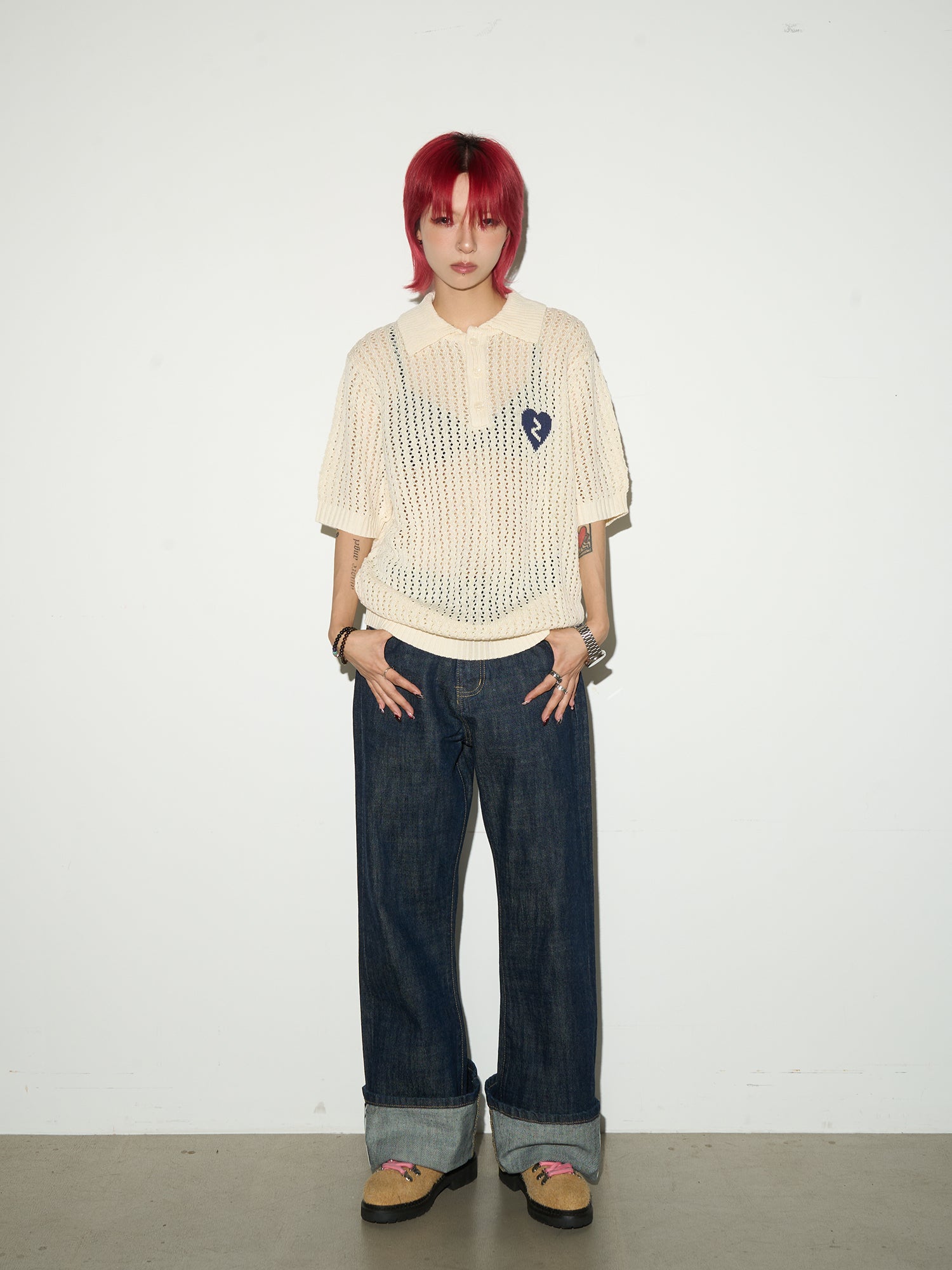 QS574B straight denim