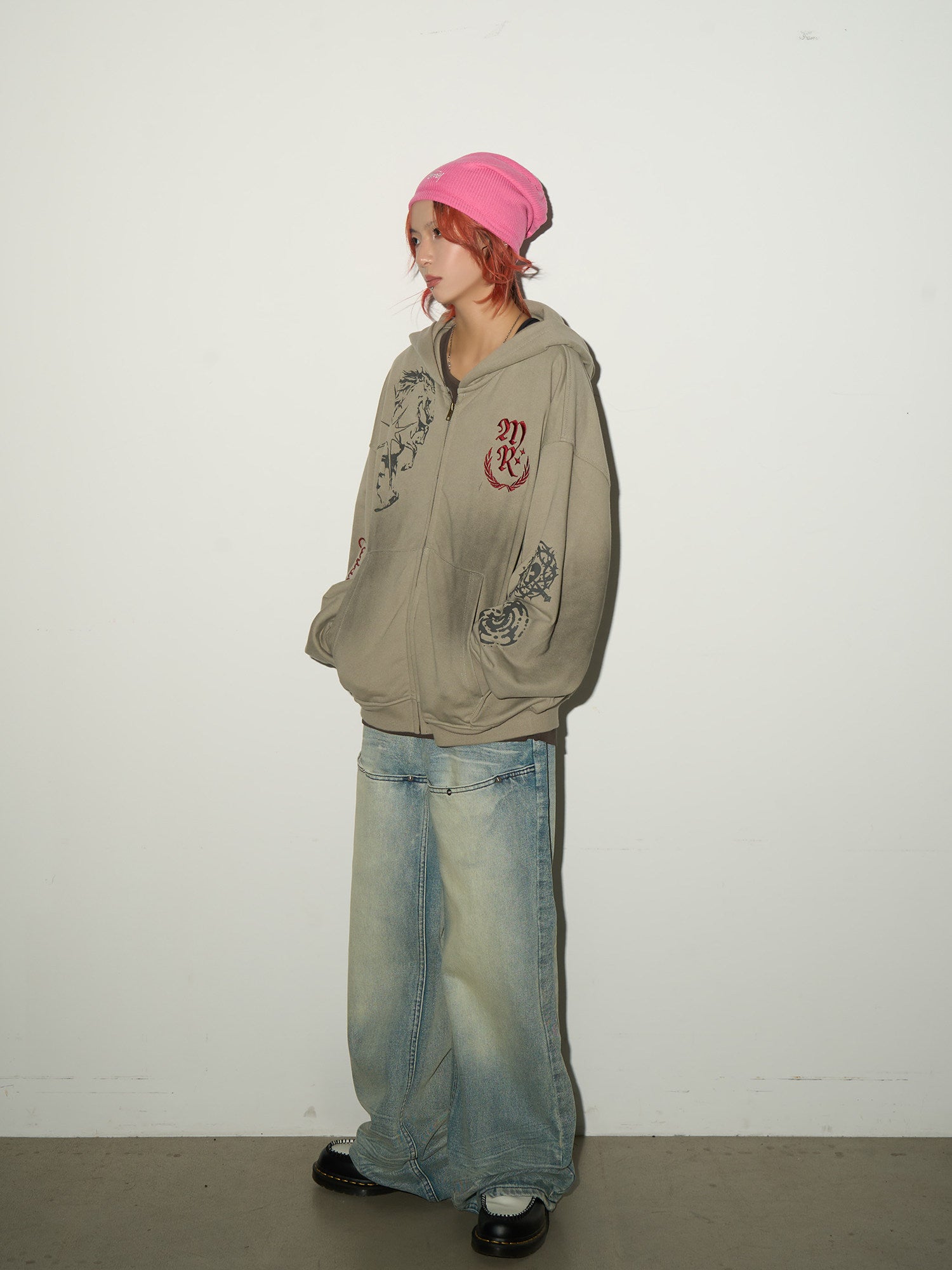 QS705B wash denim
