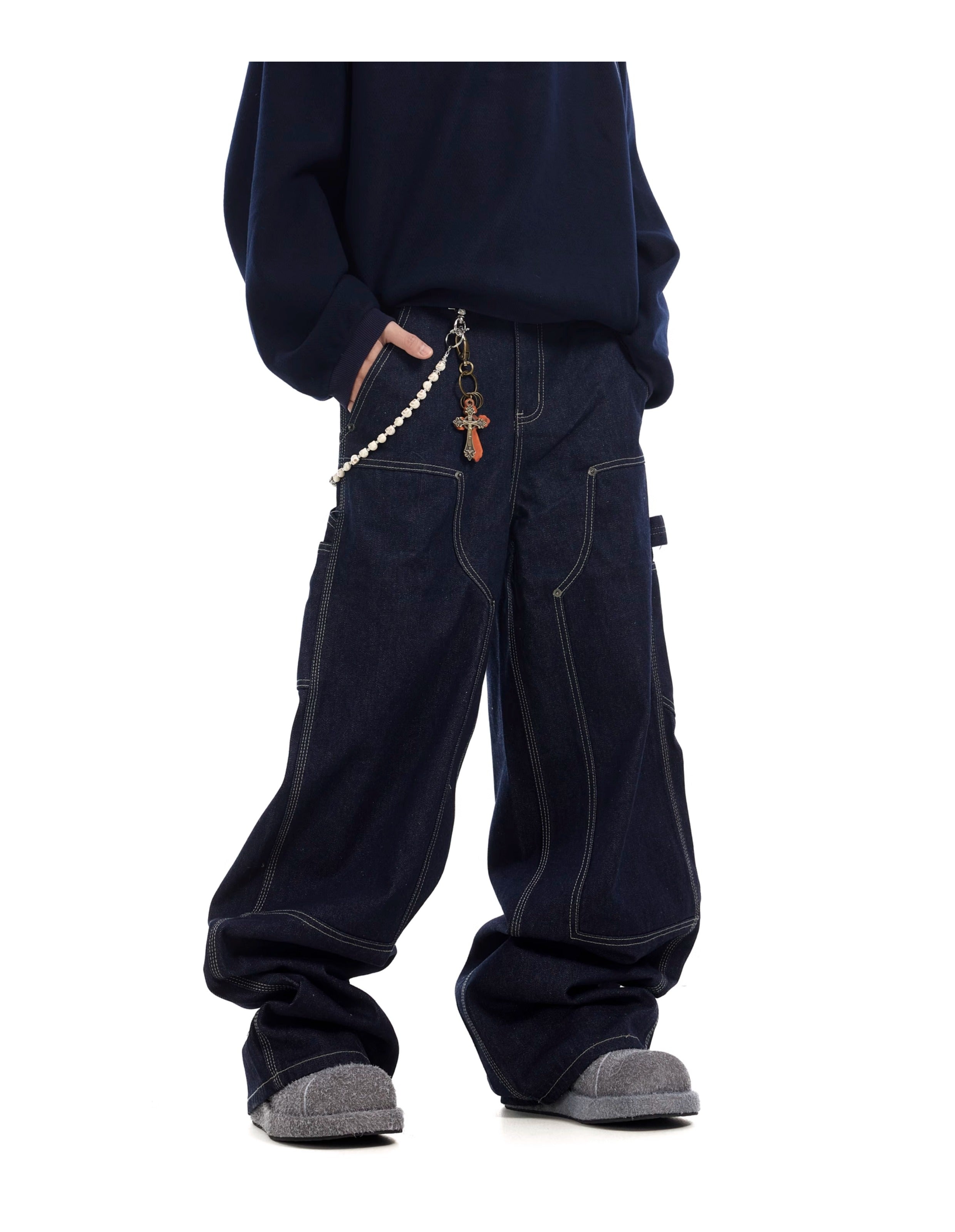 QS425B wide denim