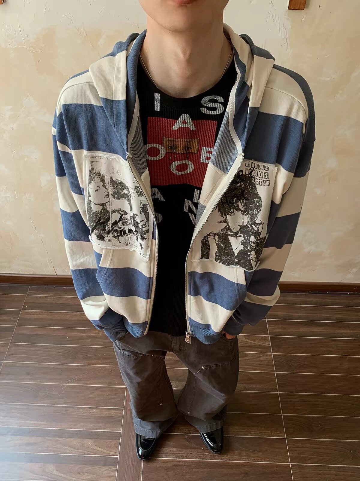 QS941B zip hoodie