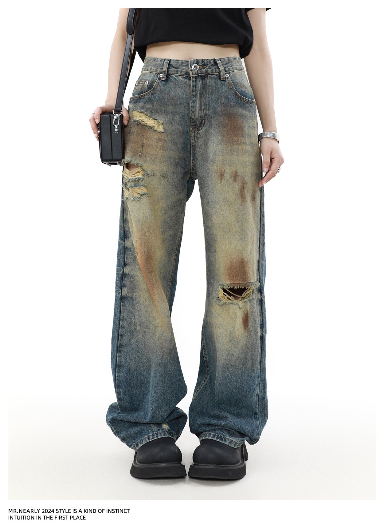 QS547A dirty denim