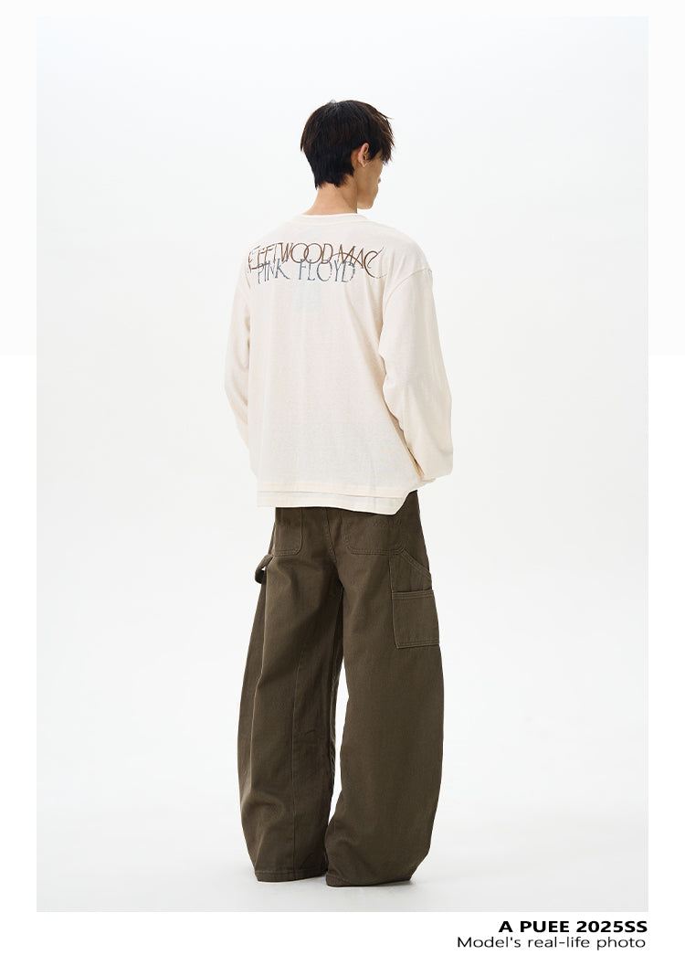 QS356B print L/S tee