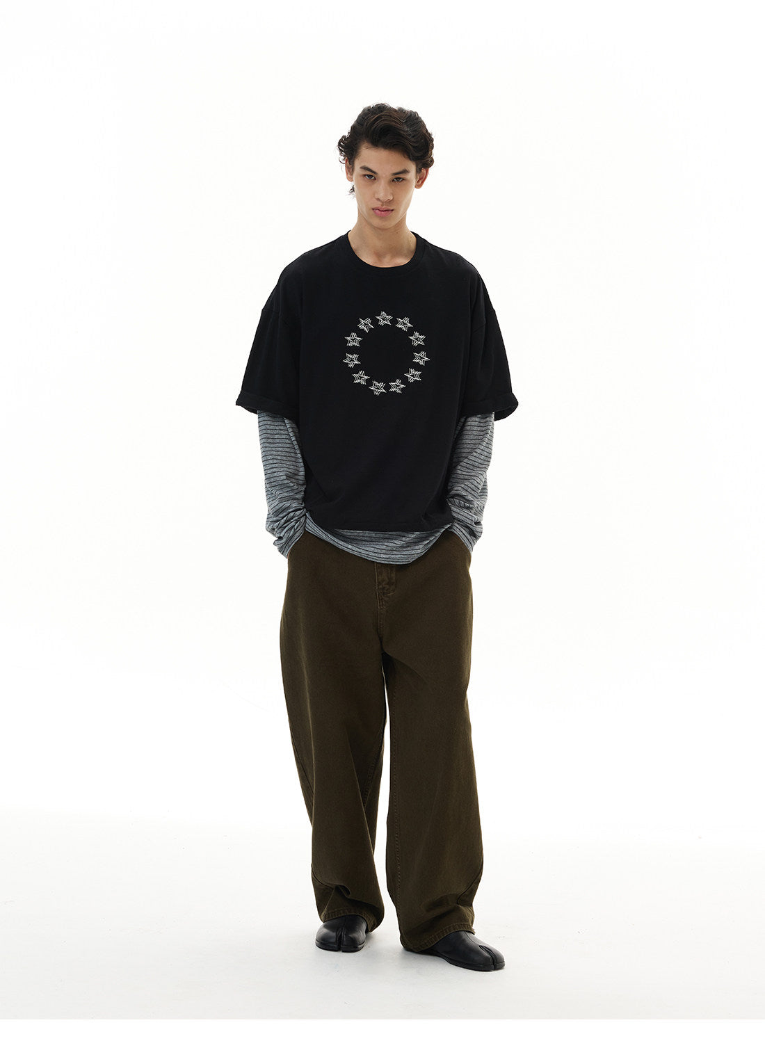 QS734B layered L/S tee