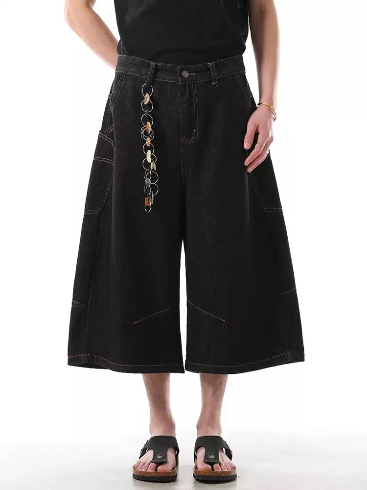 QS395B denim shorts