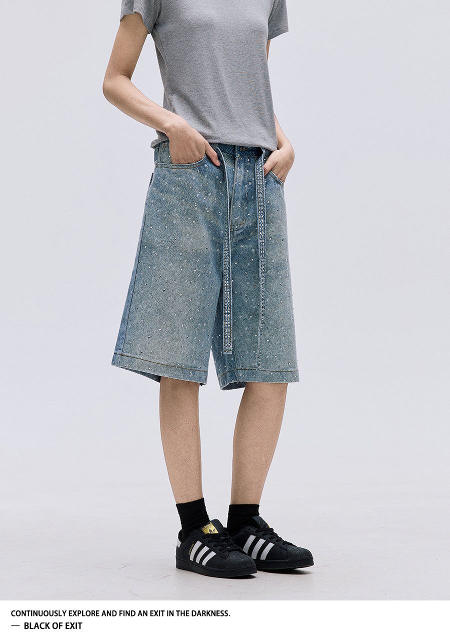 QS396B denim shorts