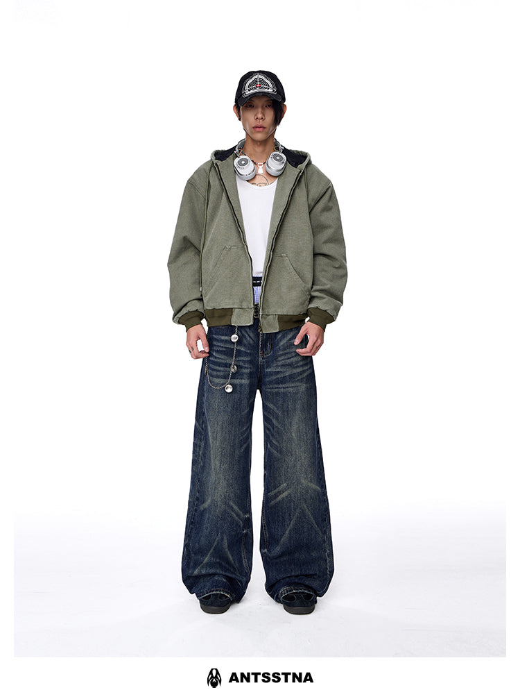 QS259B zip hoodie