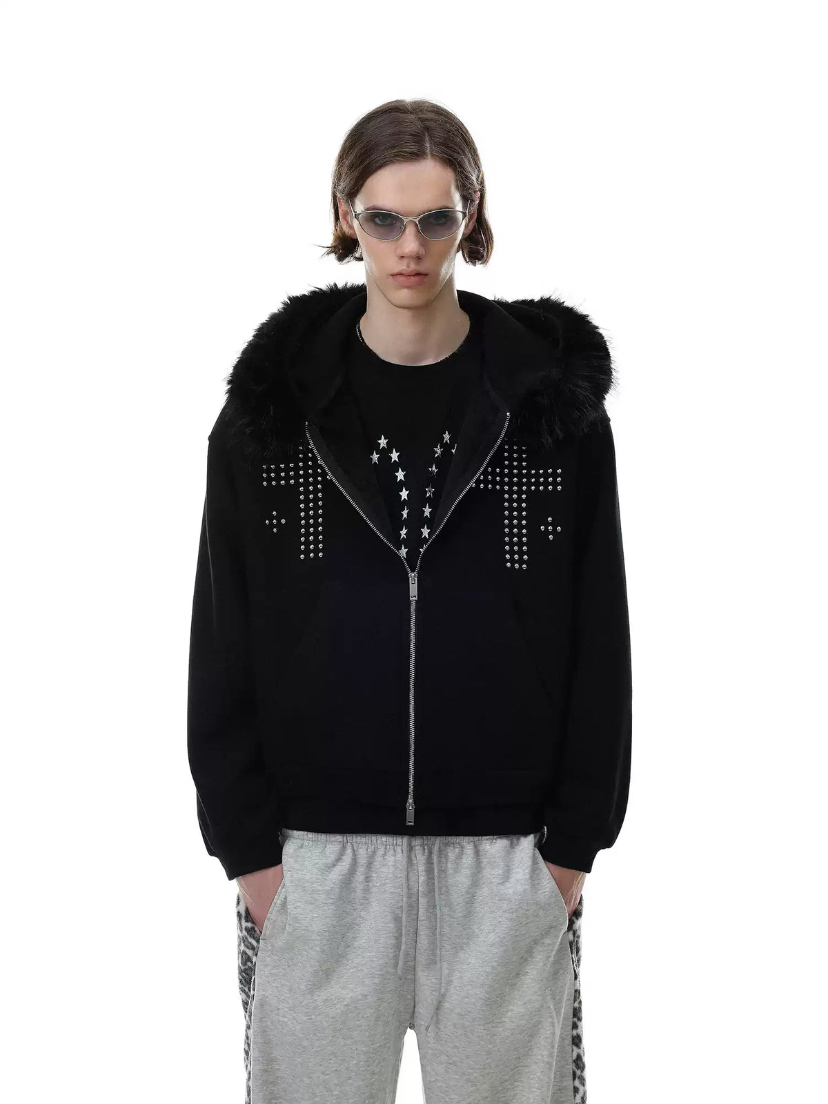 QS950B zip hoodie